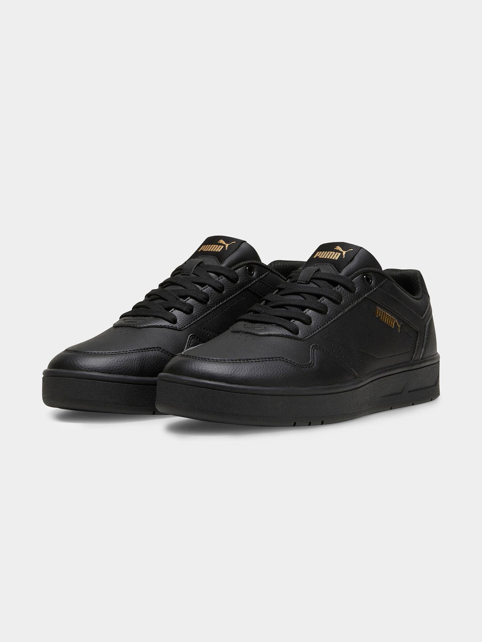 Mens Court Classic Sneaker in Black Gold