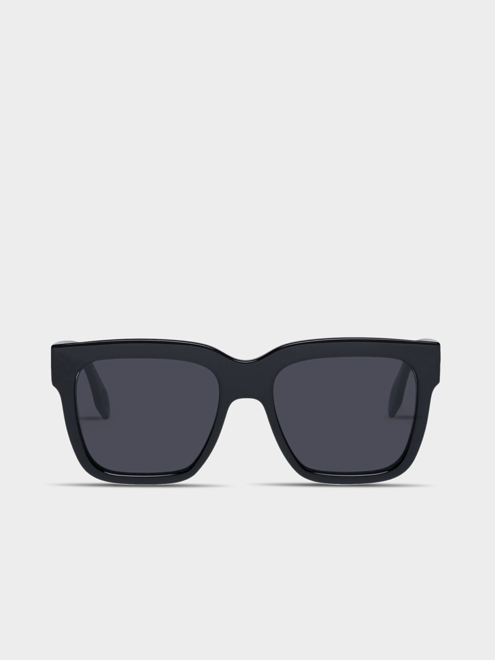 Tradeoff Sunglasses in Black Smoke Mono