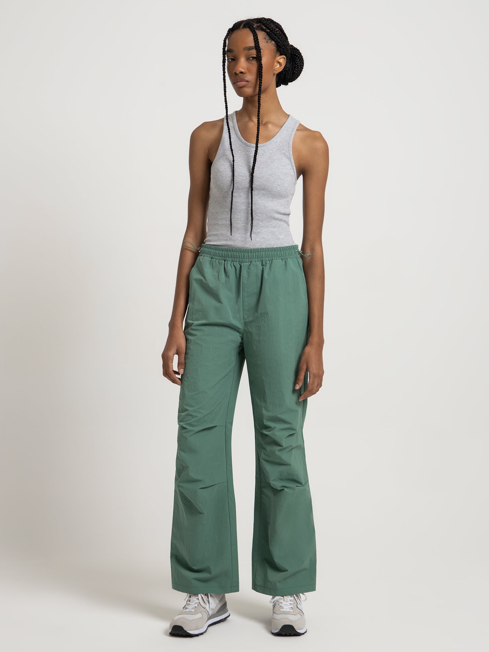 Chicago Parachute Pants in Pine