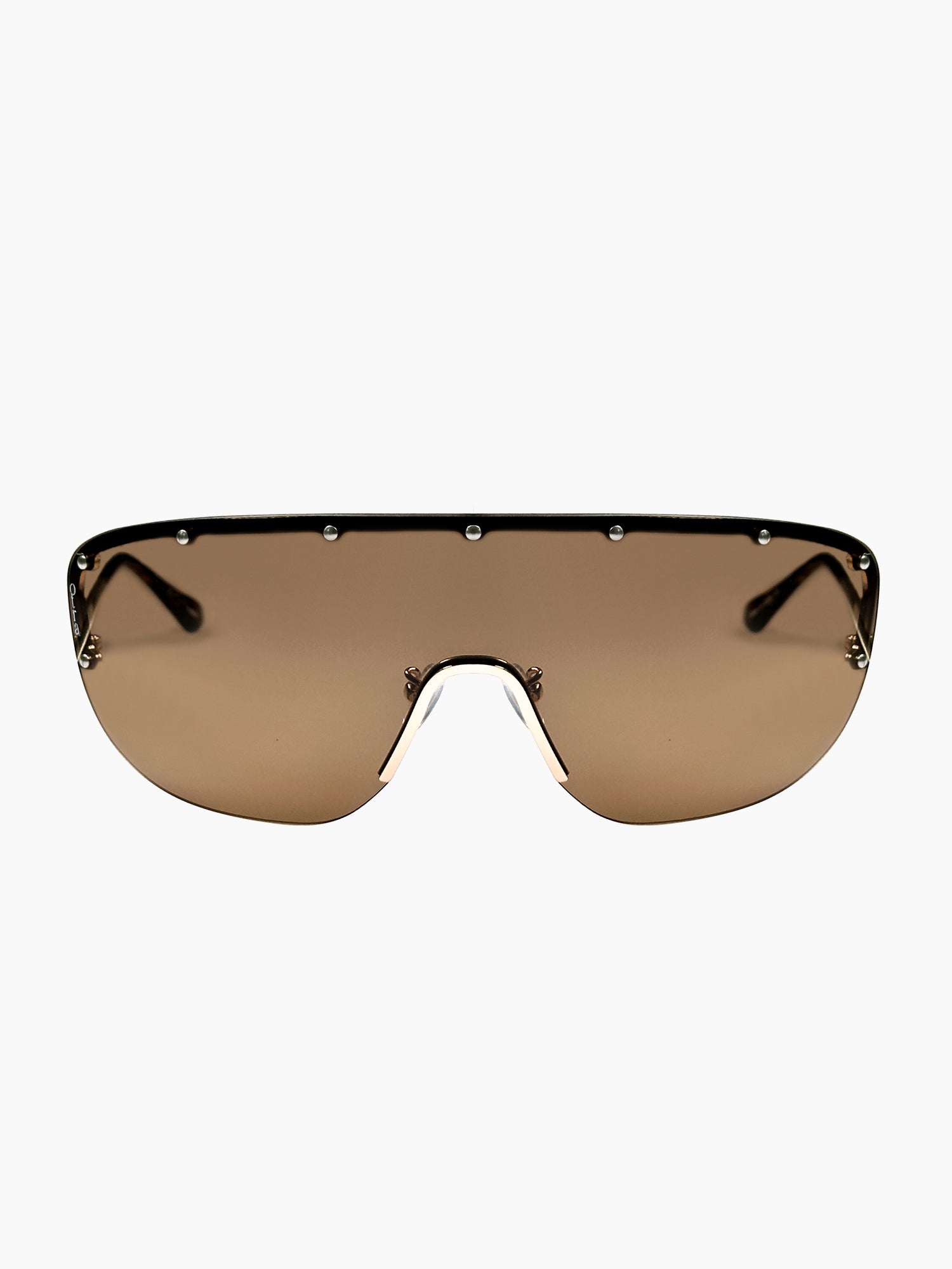 Adele Sunglasses in Gold & Brown