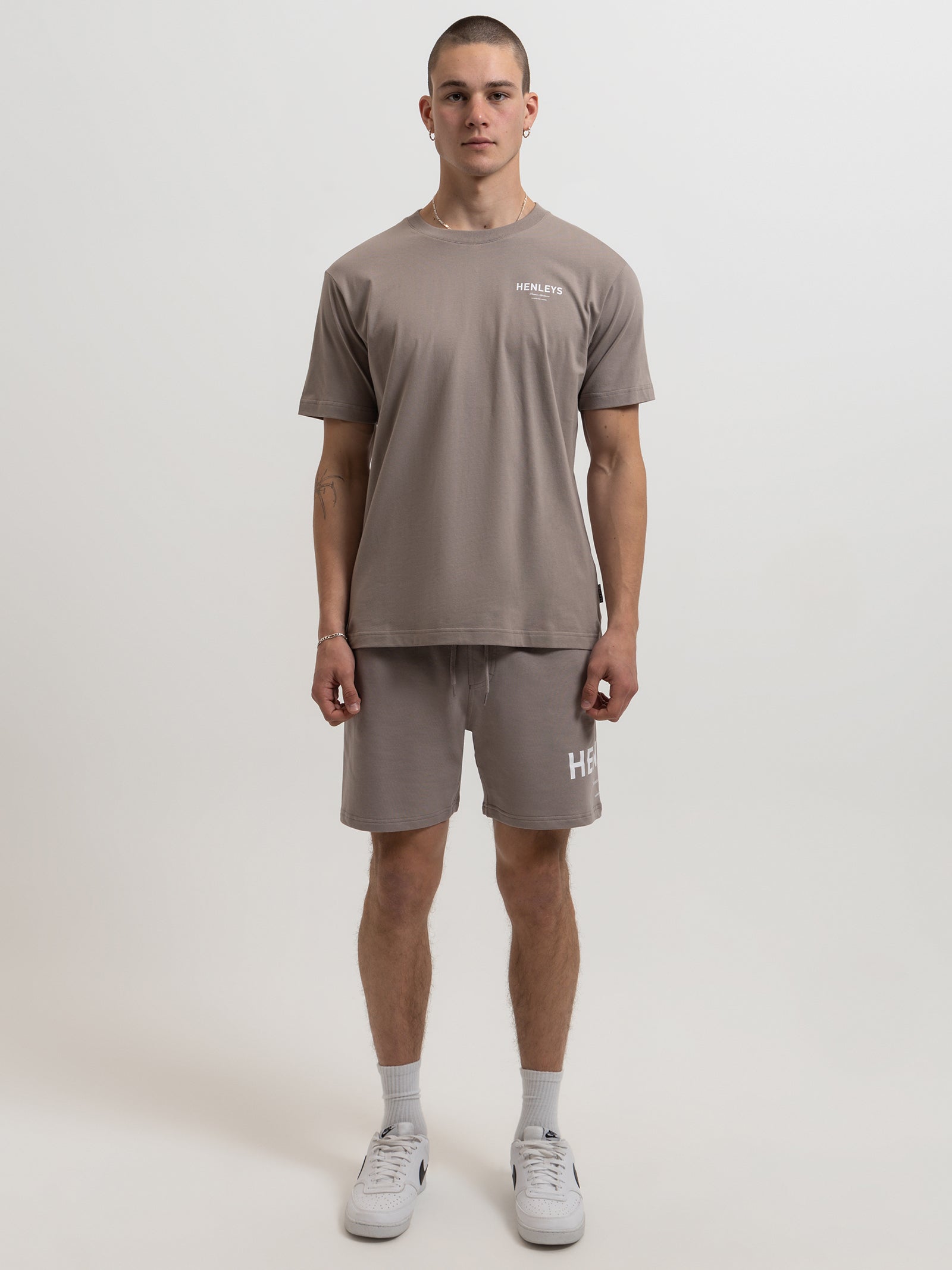 Contender Track Shorts in Pewter