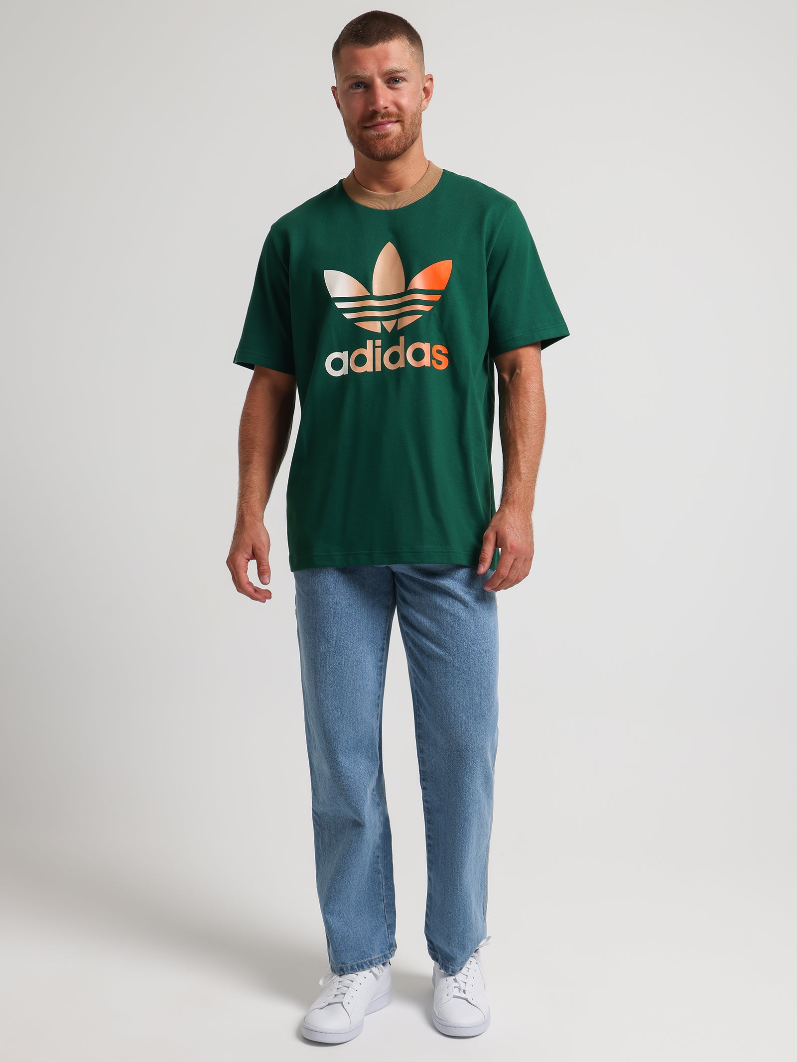 Trefoil T-Shirt in Dark Green