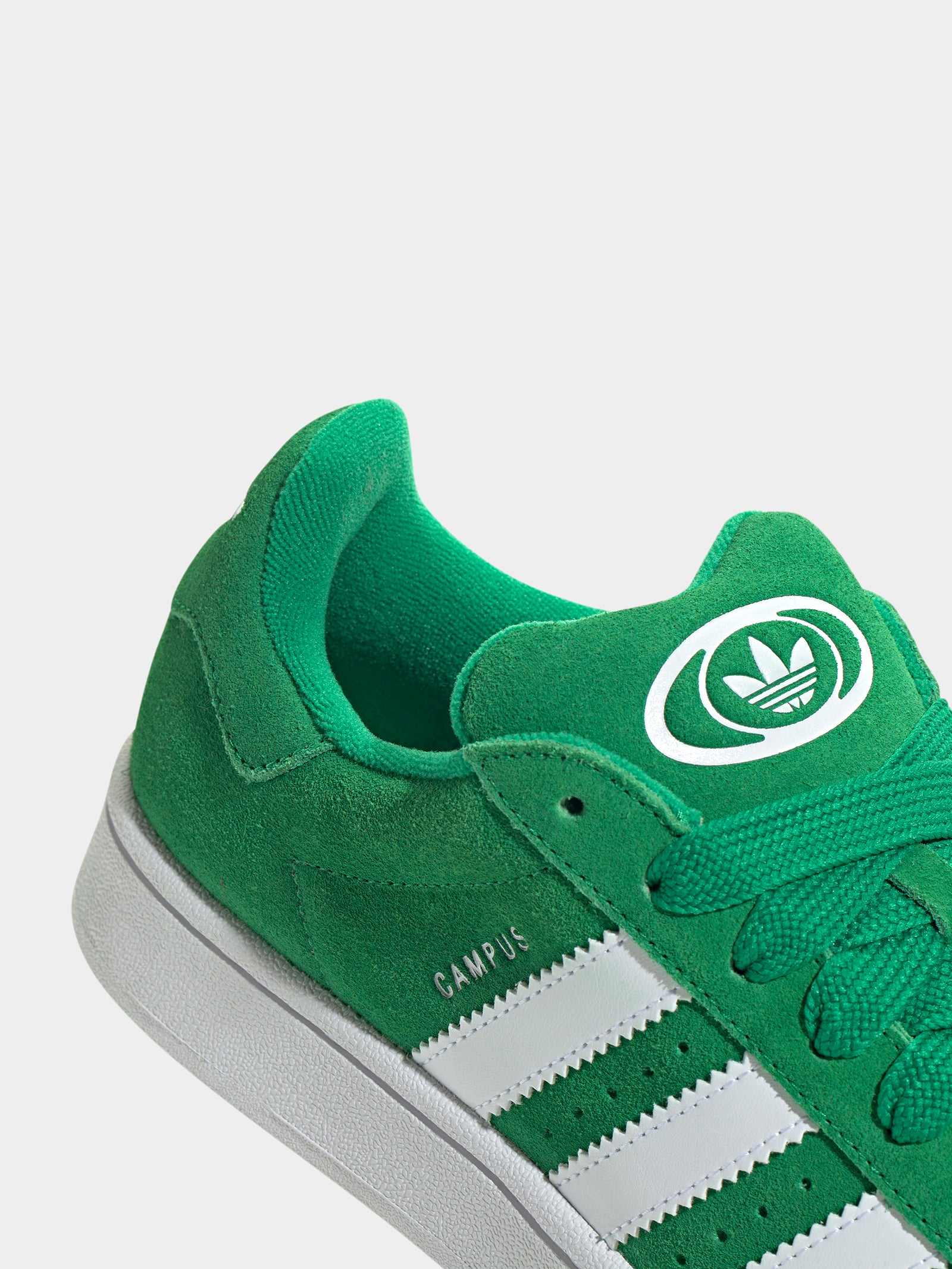 Campus 00s Sneakers in Green & Cloud White