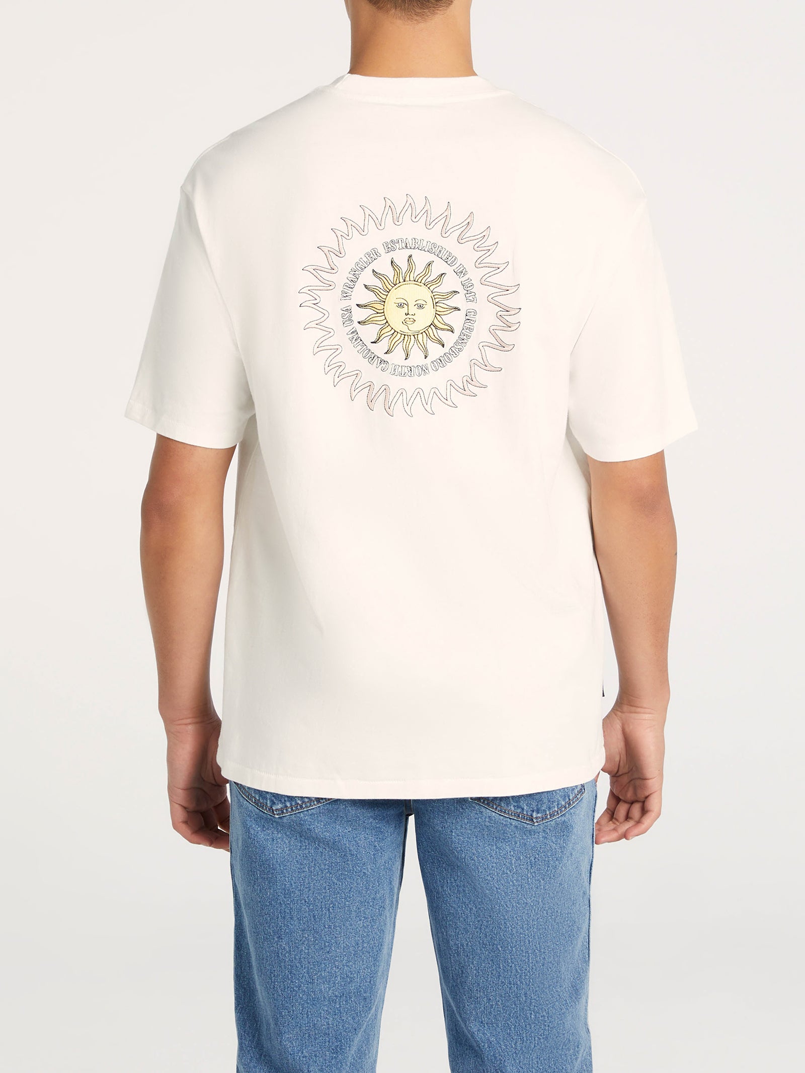 Sunray Slacker T-Shirt in Vintage White