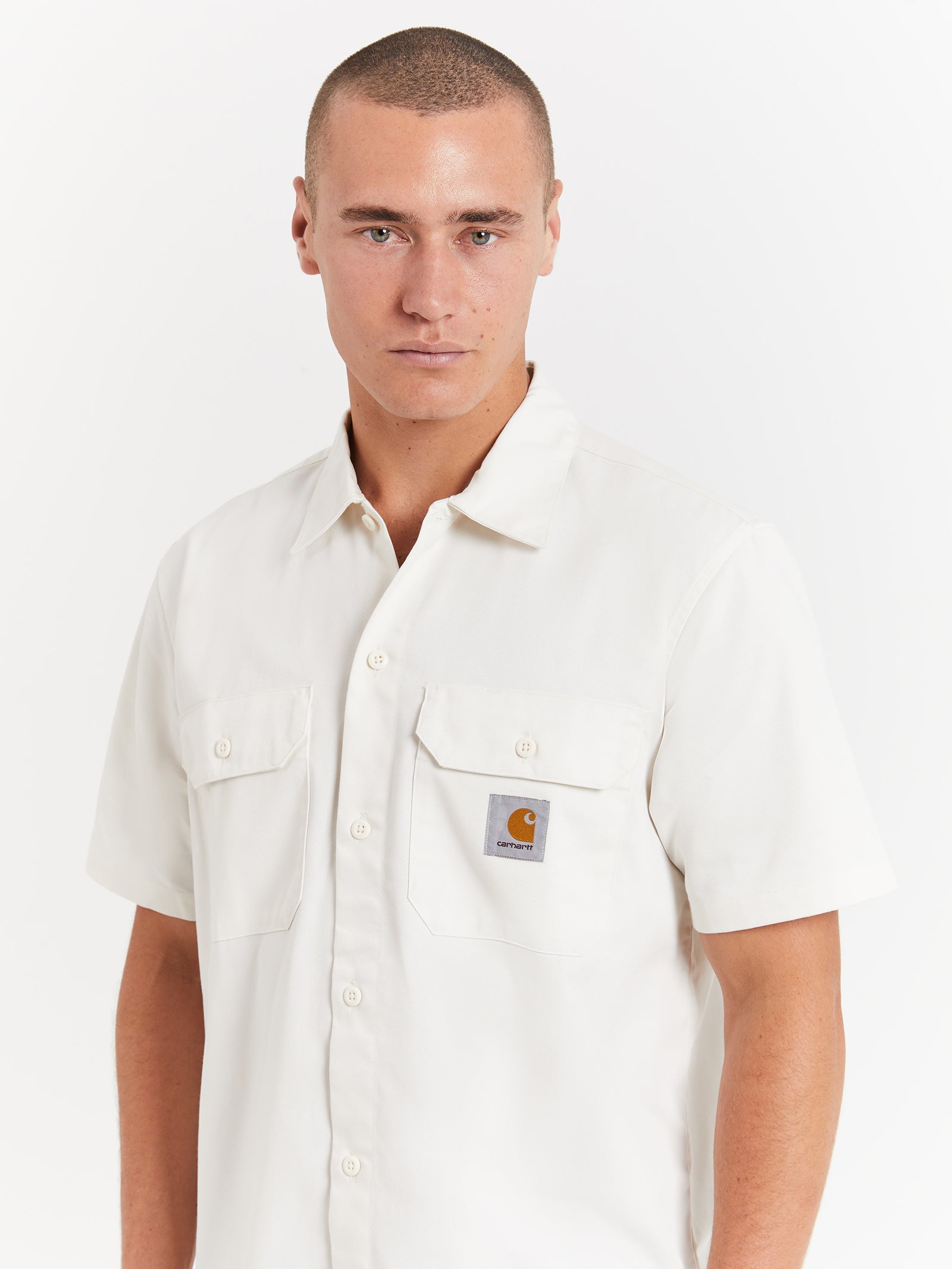 Short Sleeve Master Shirt in Wax White