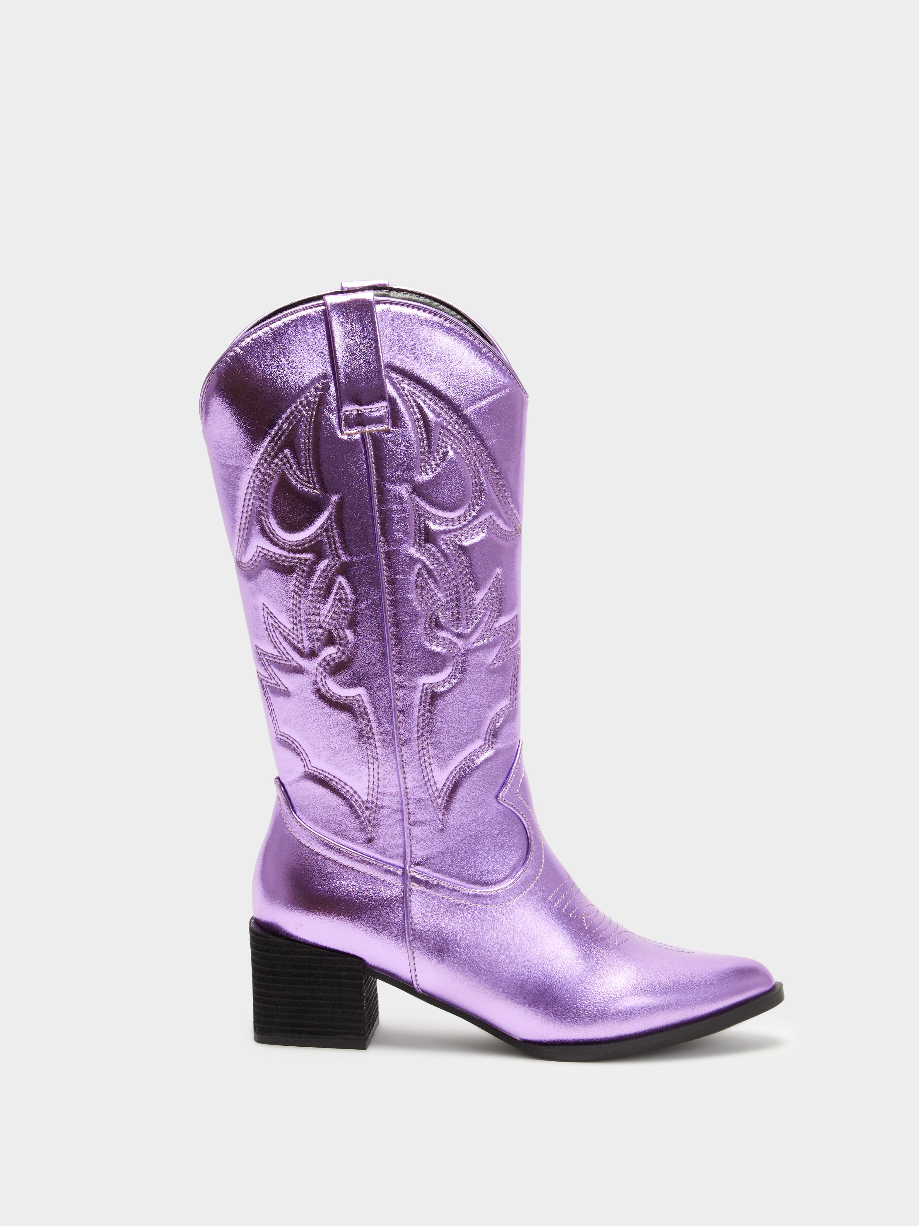 Womens Ranger Cowboy Boots in Lilac