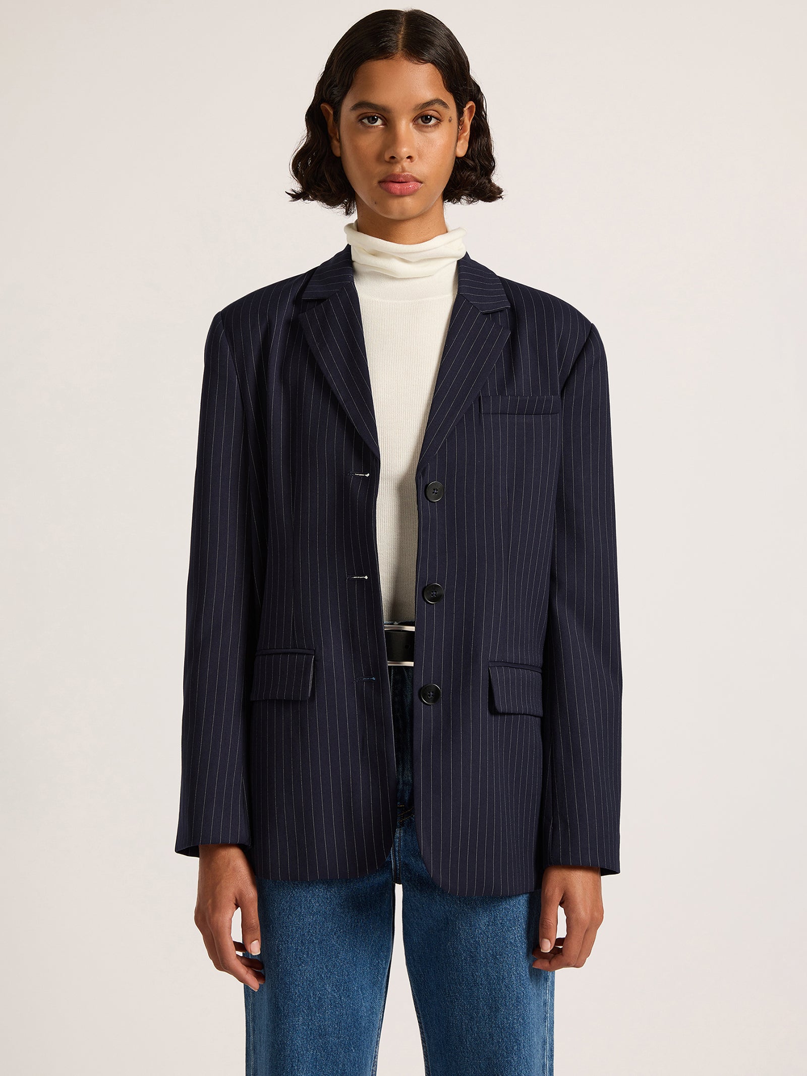 Bailey Pinstripe Blazer