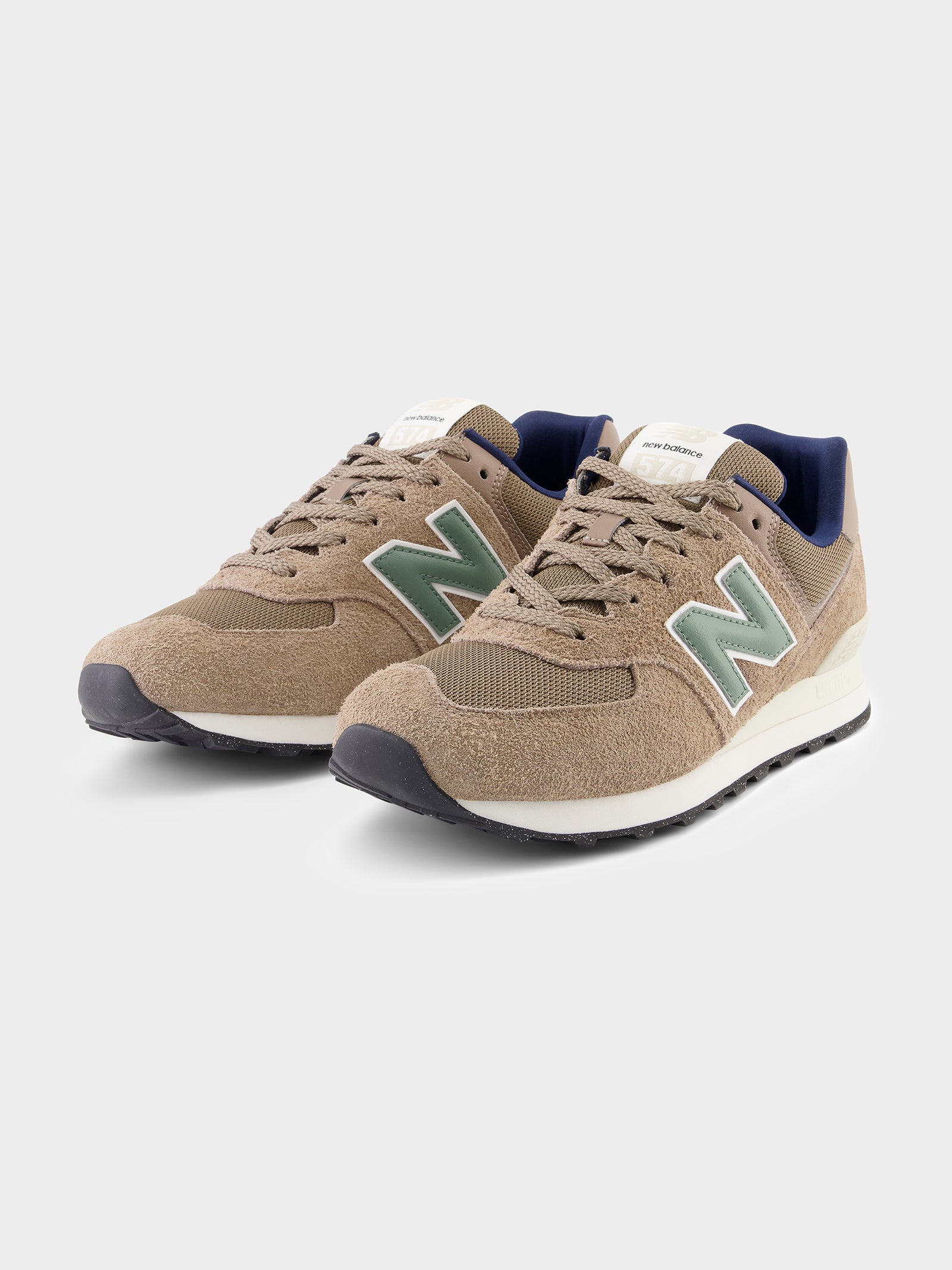 Unisex 574 Sneakers in Brown & Green