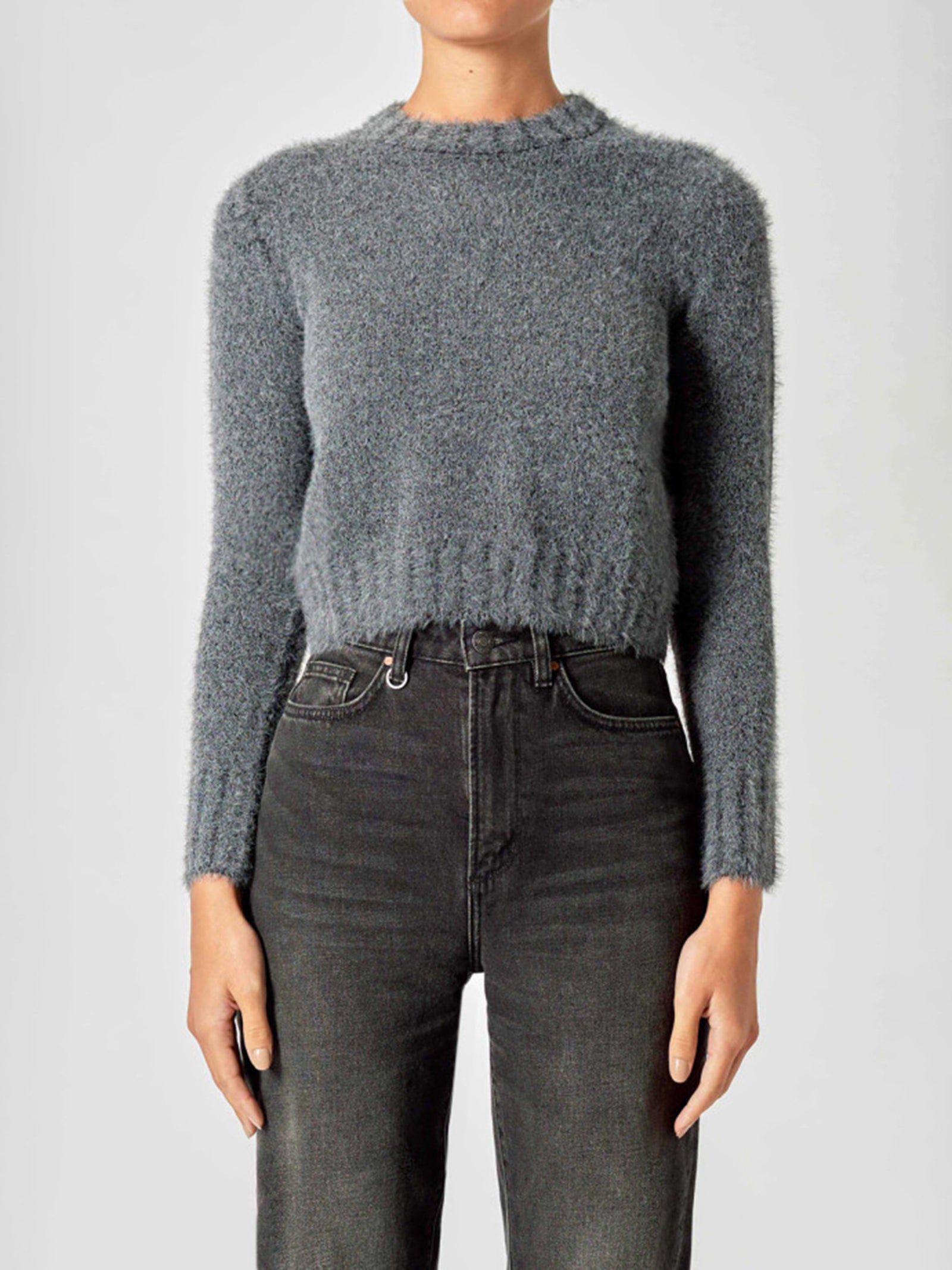 Kate Knit Cropped Sweater