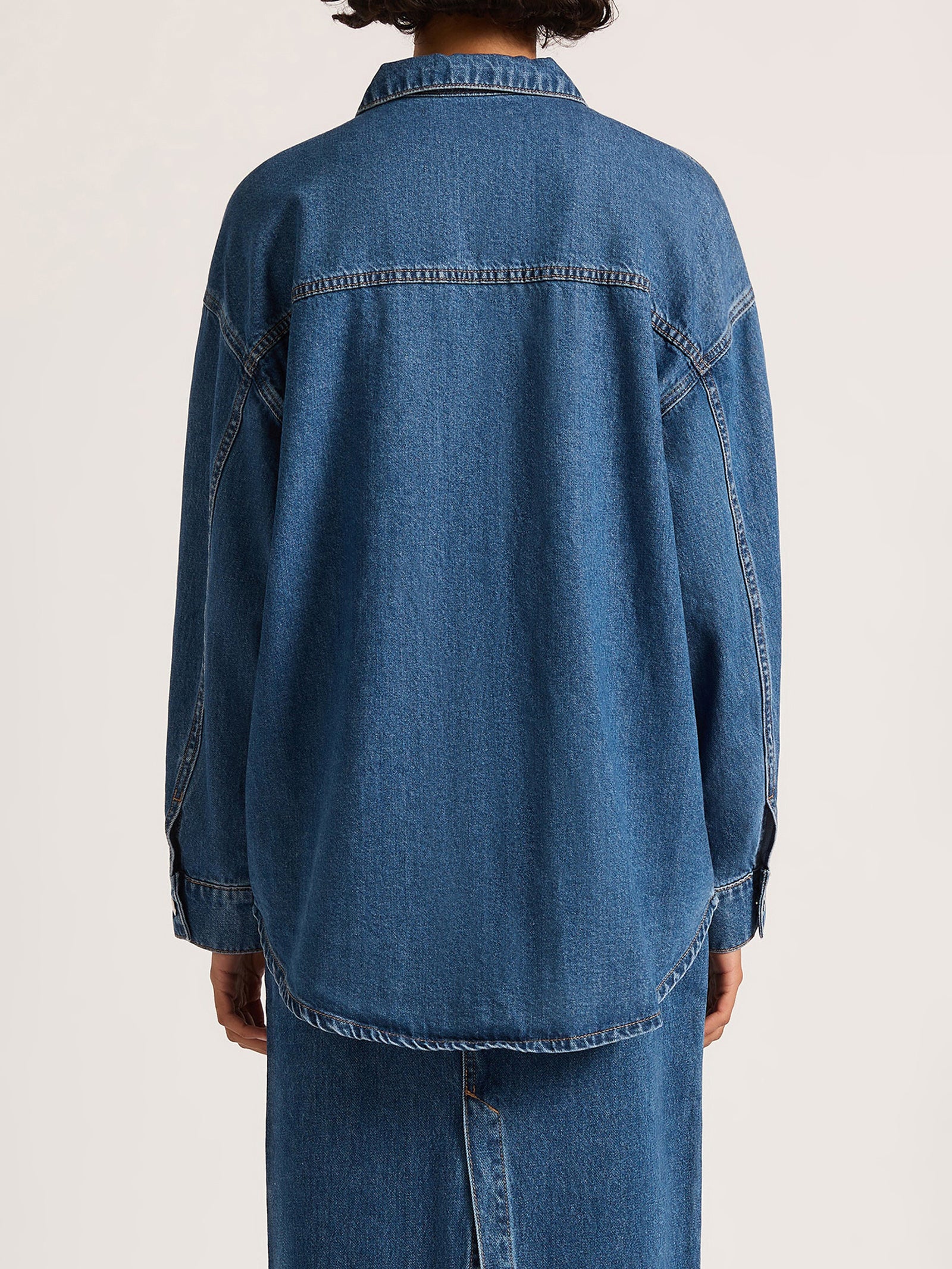 Organic Denim Overshirt