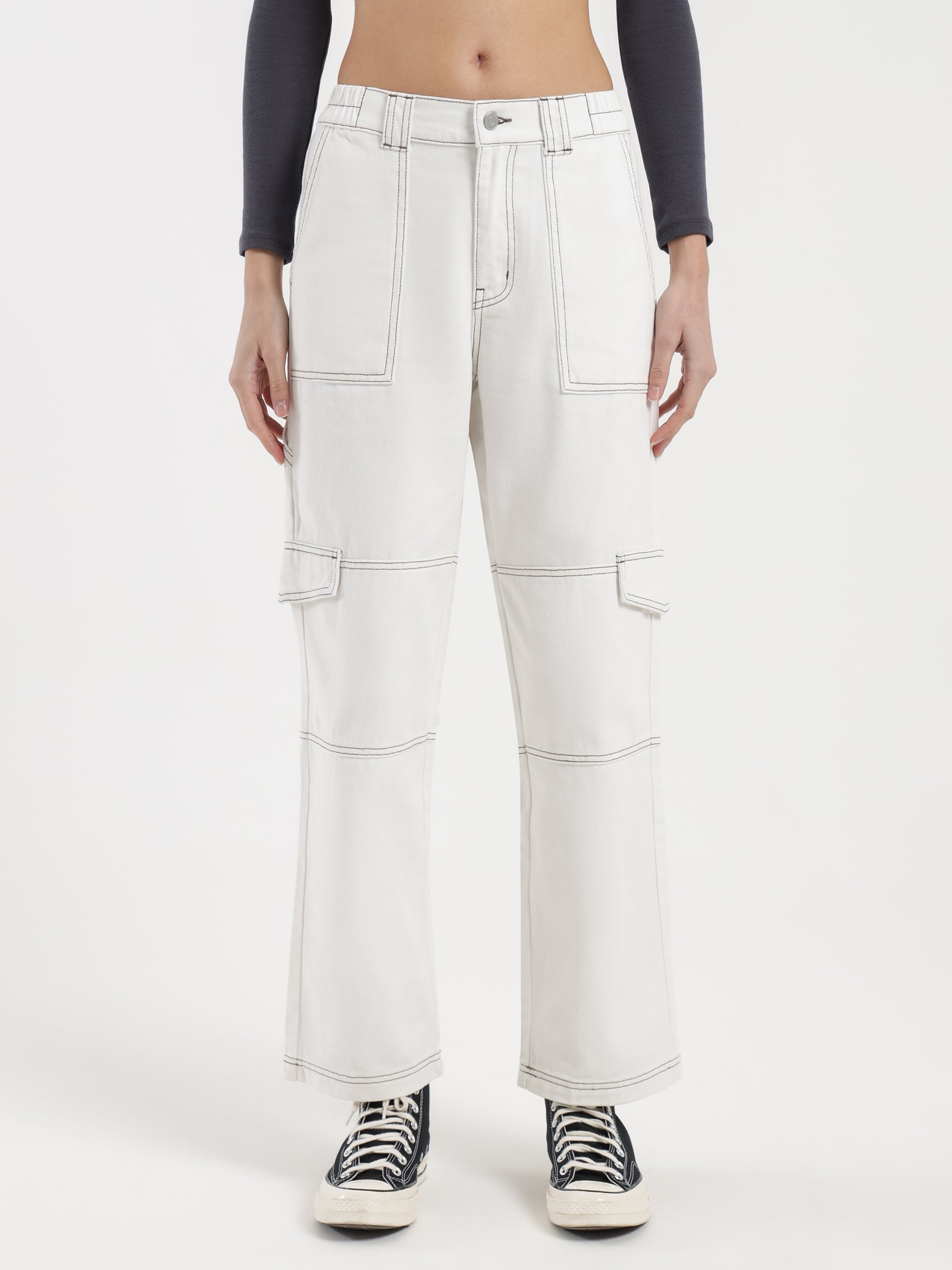 Cooper Workwear Pants in Off White