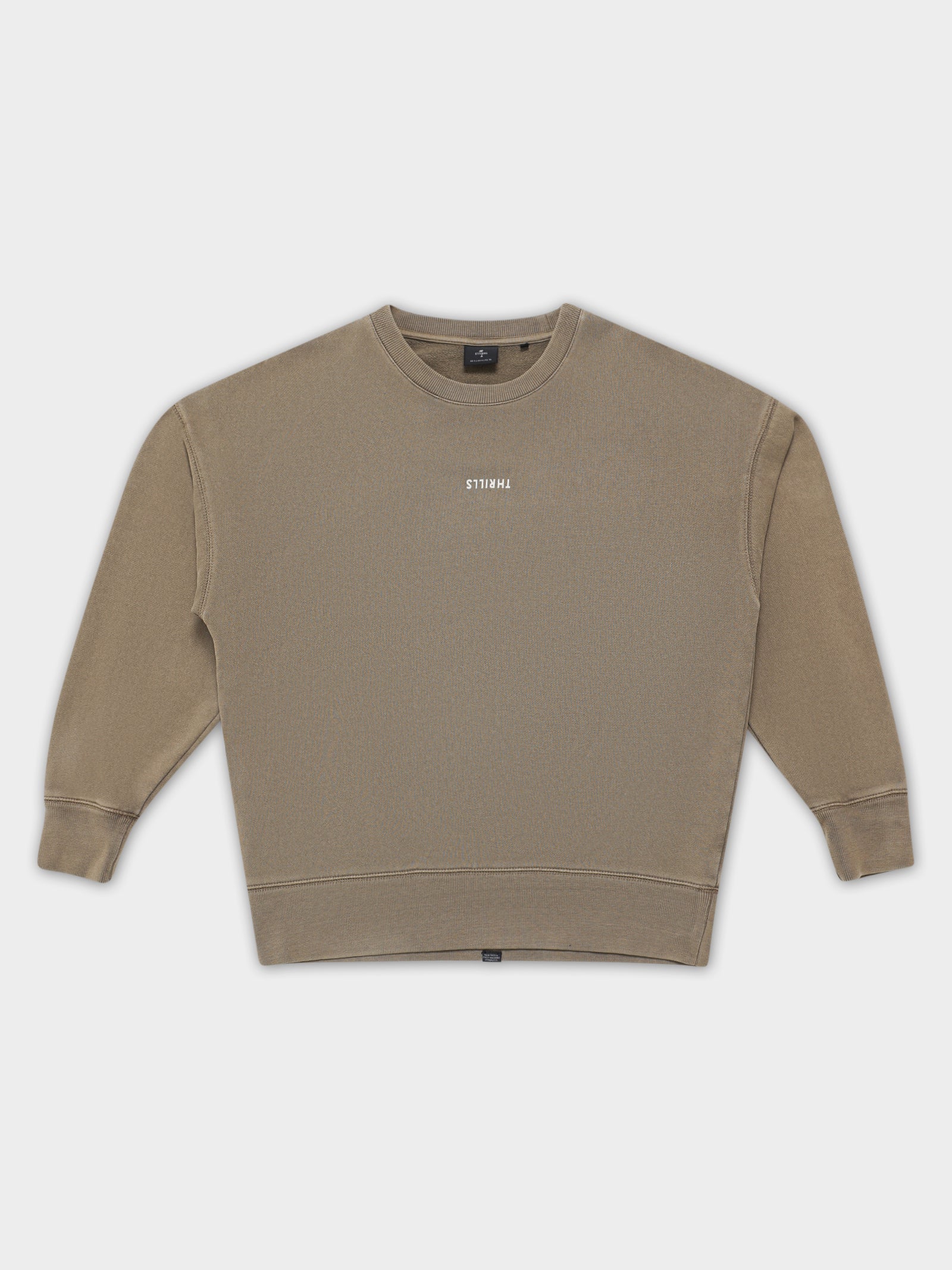 Minimal Thrills Slouch Crew Sweater in Dune