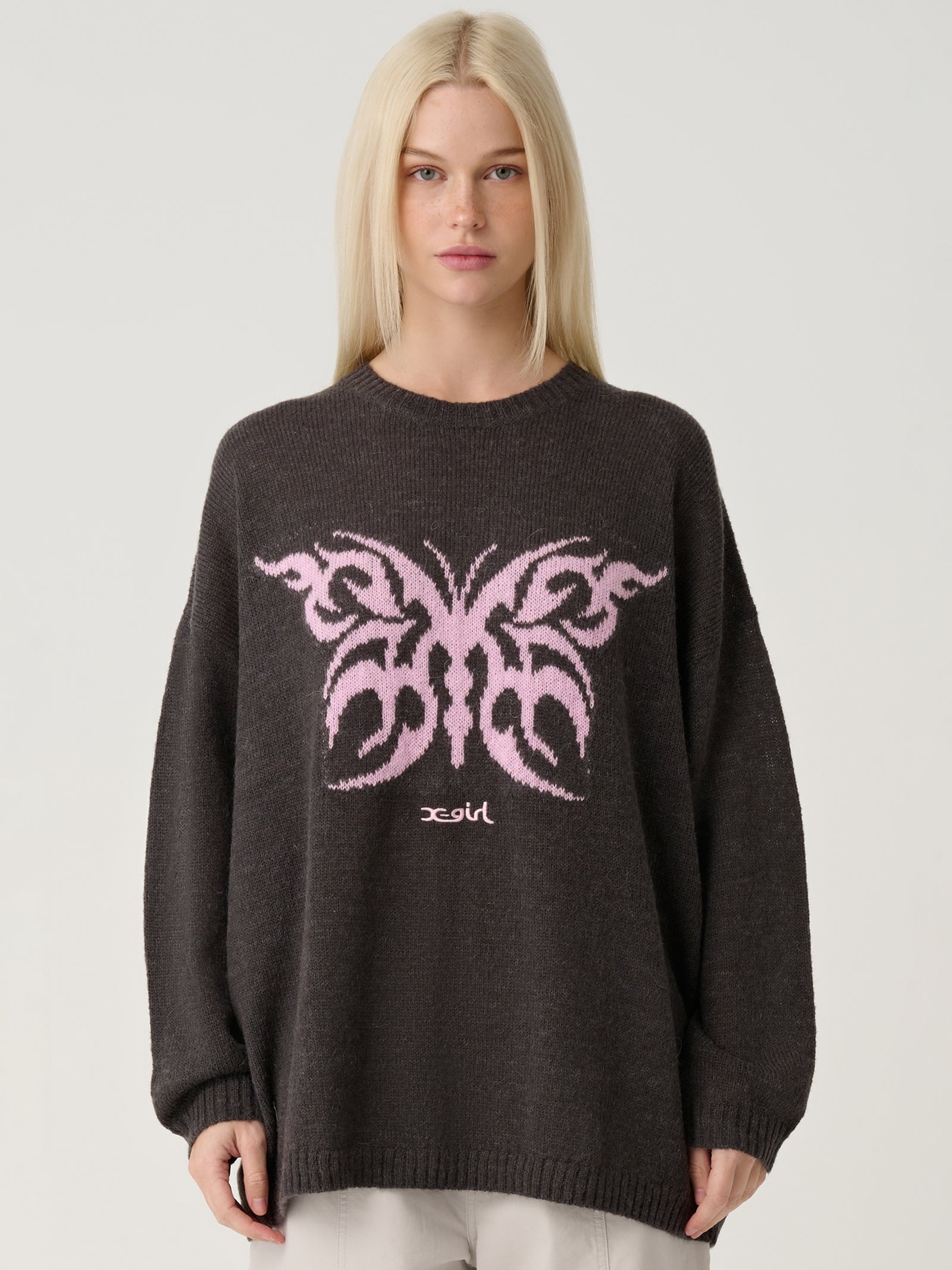 Tribal Butterfly Oversize Knit