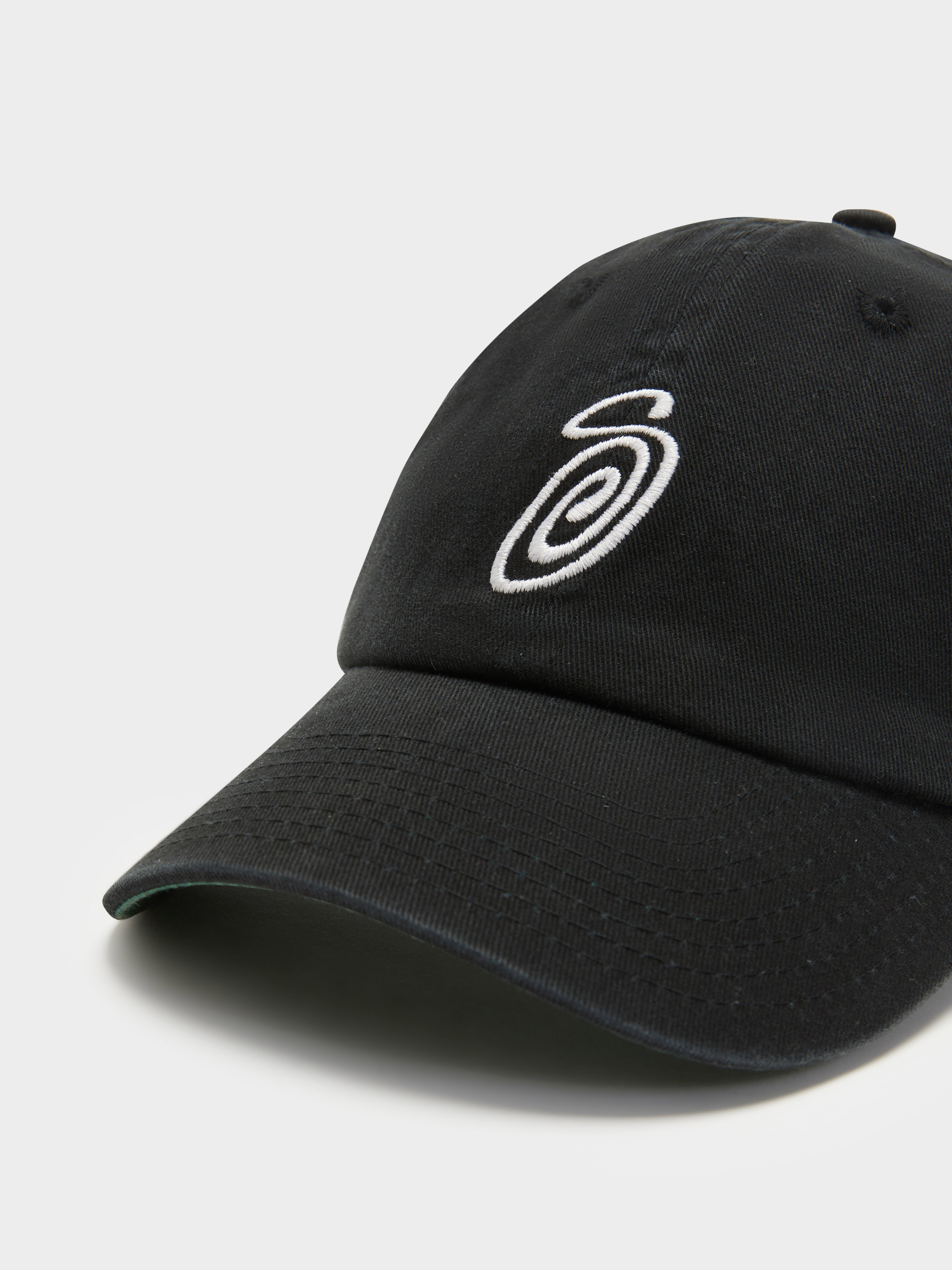 Swirly S Low Pro Cap in Black