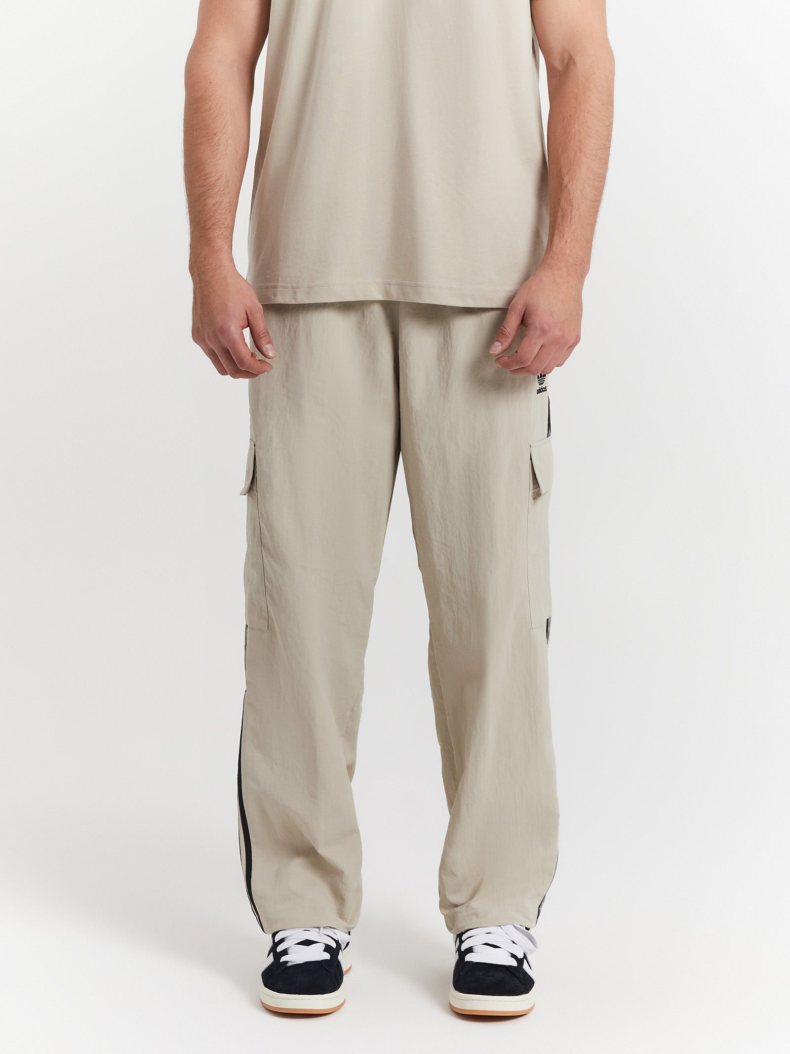 Adicolor Classics Three Stripes Cargo Pants in Wonder Beige