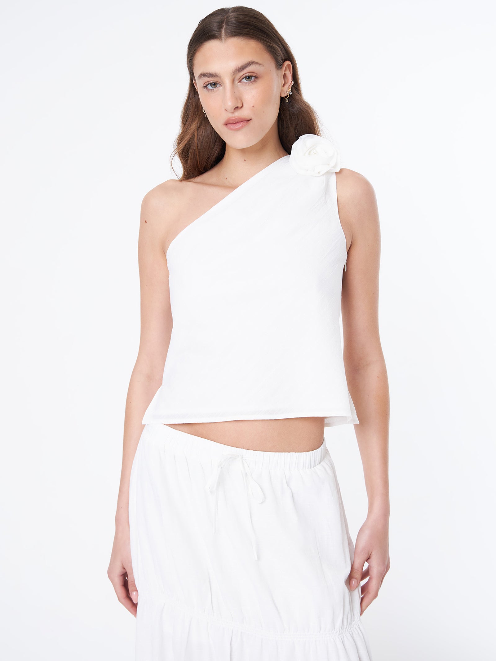 Pryia One-Shoulder Top