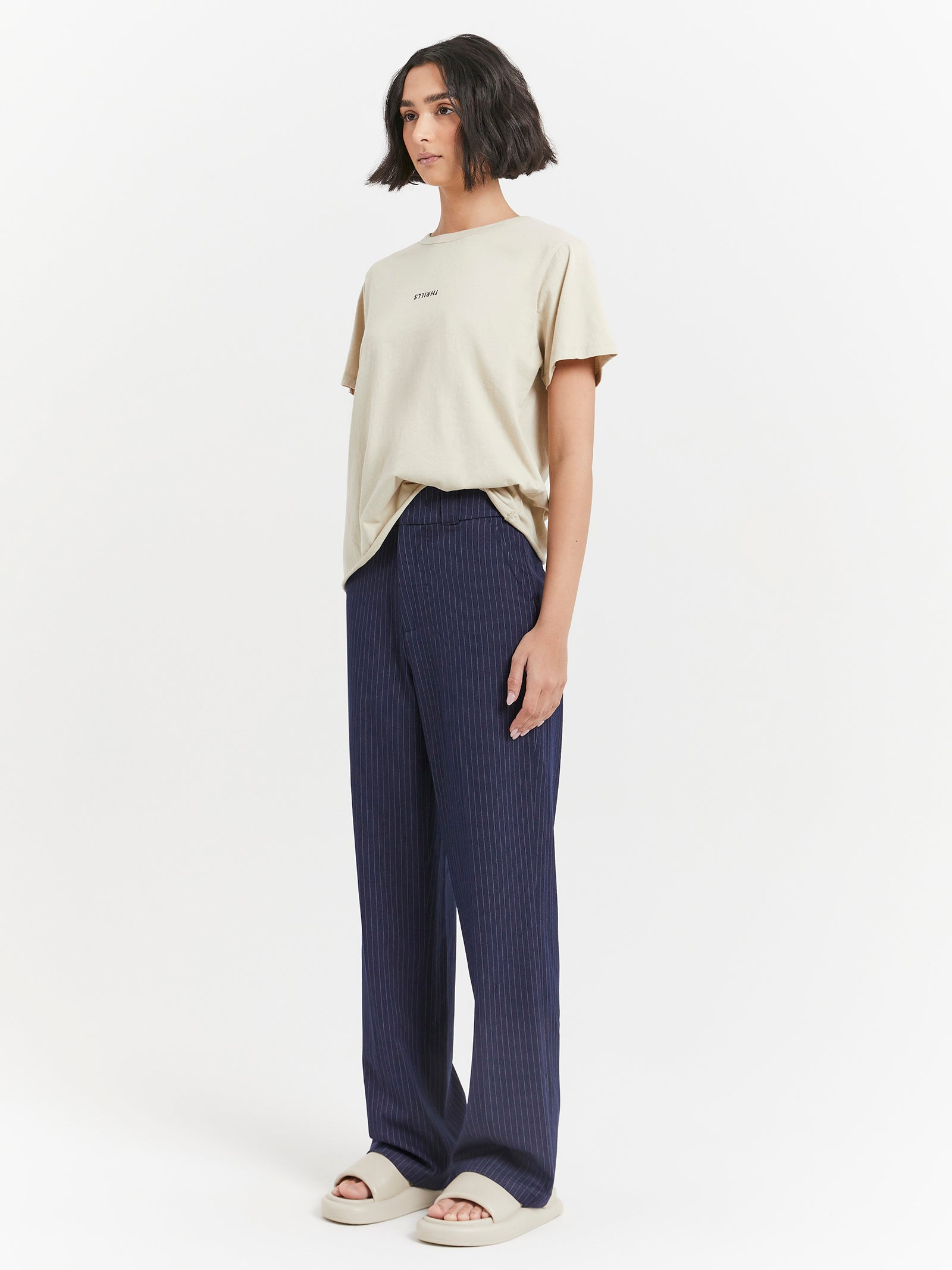 Minimal Thrills Relaxed Tee in Oatmeal