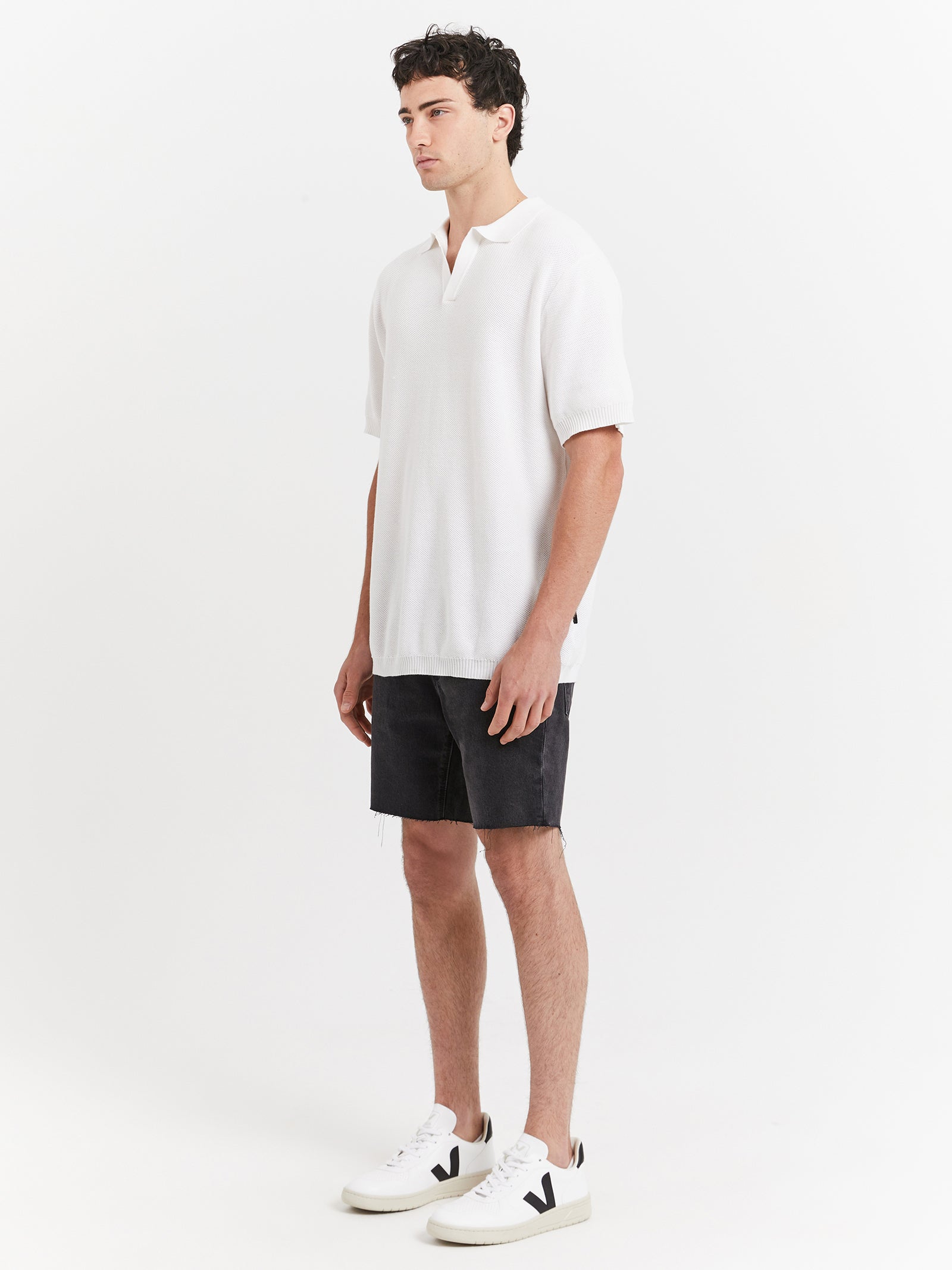 St Tropez Short Sleeve Shirt in White