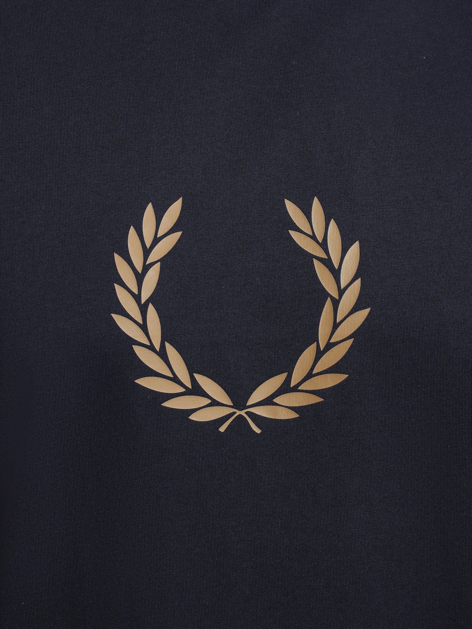 Laurel Wreath Graphic T-Shirt in Navy & Gold