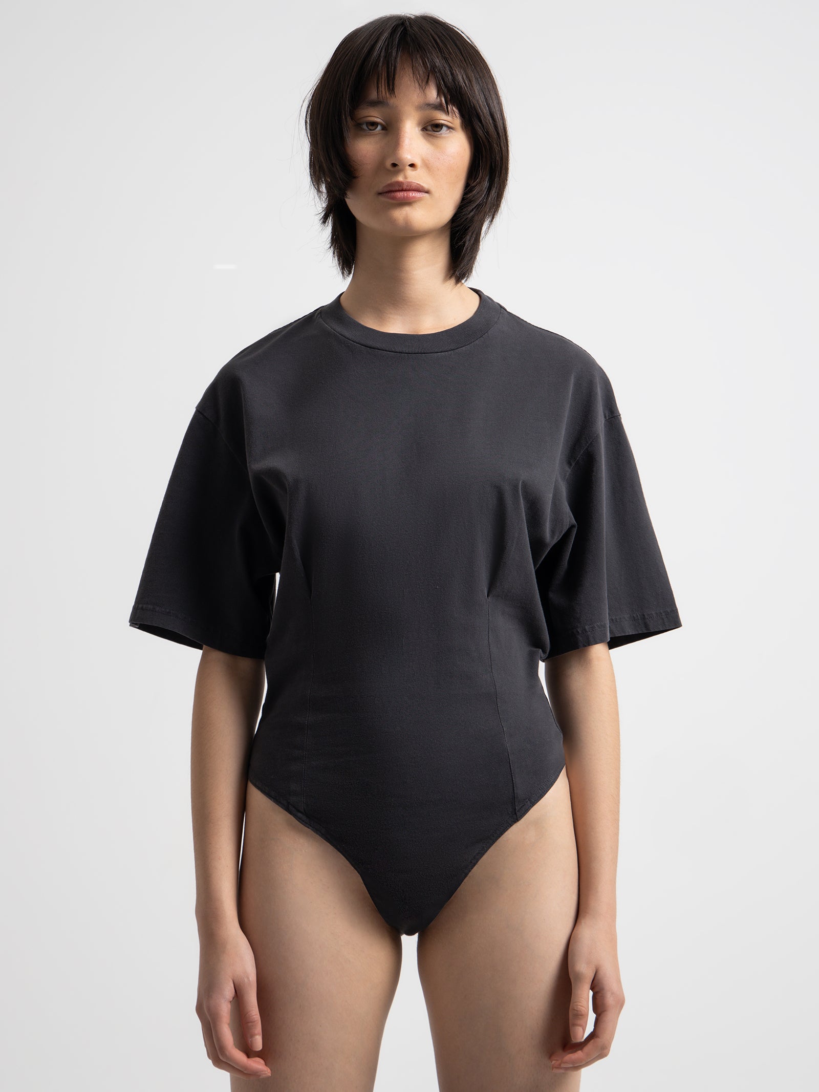 Panthea Bodysuit in Black