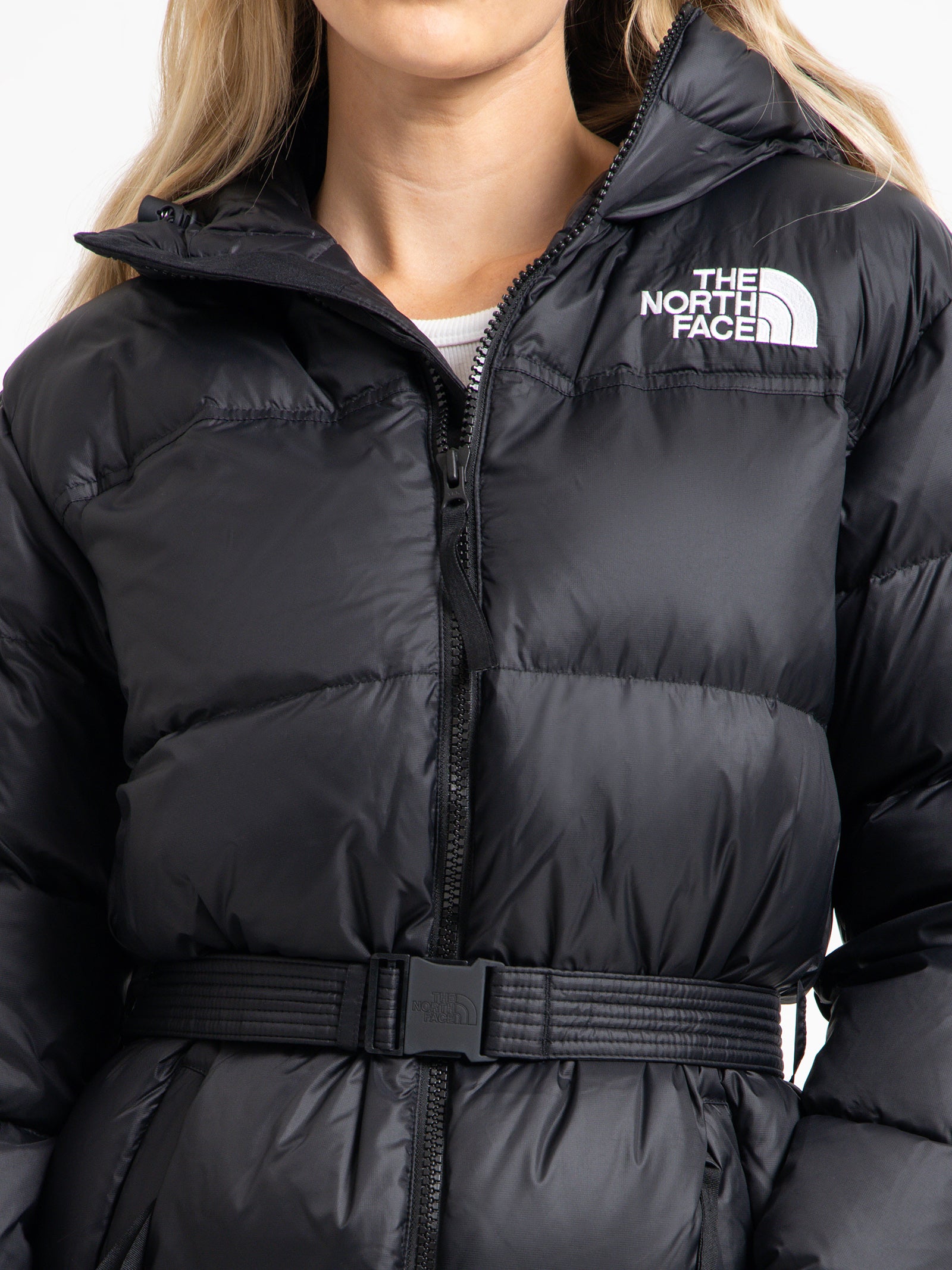 Nuptse Belted Jacket in Black