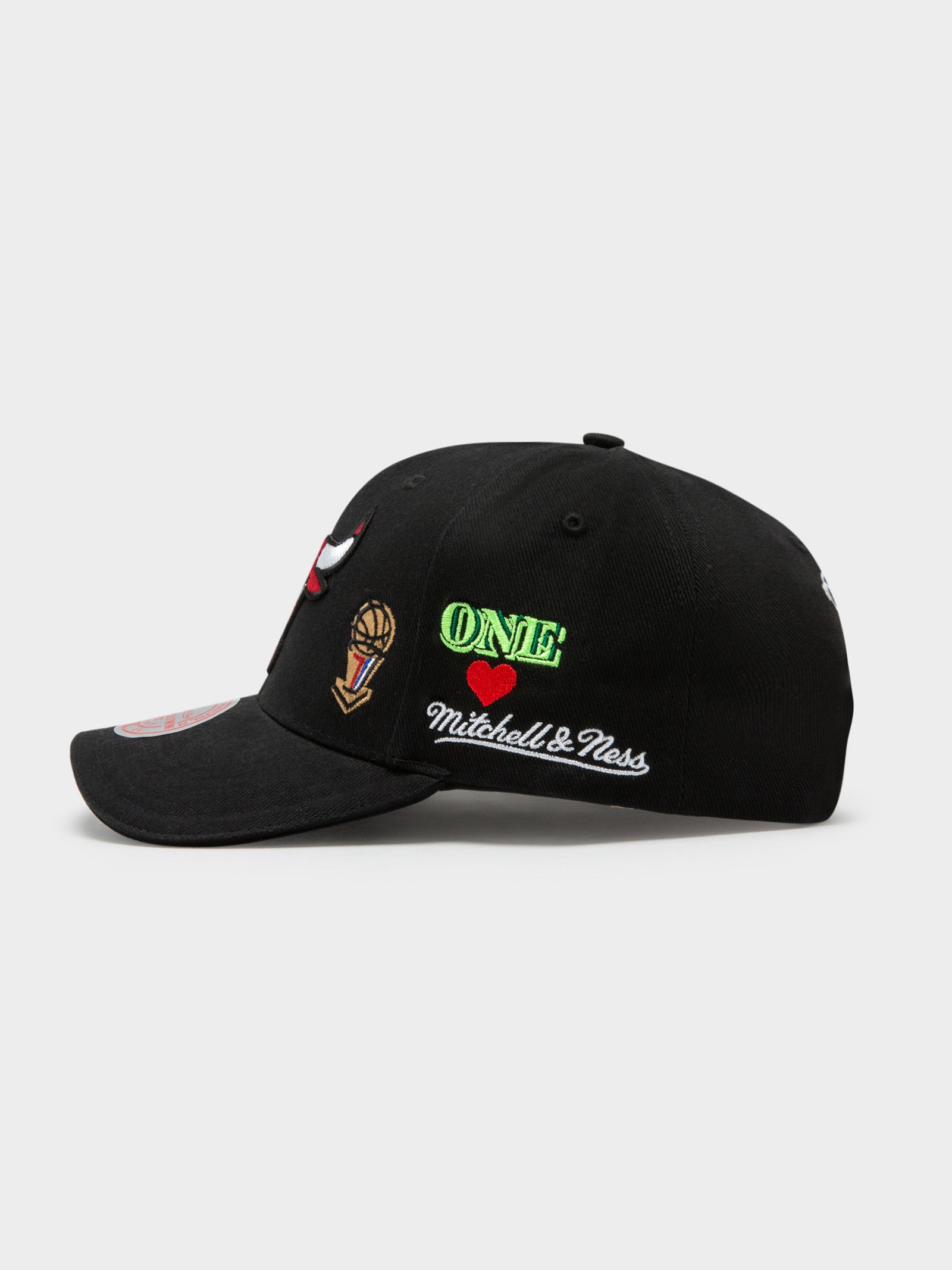 One Love PCRWN Chicago Bulls Cap in Black