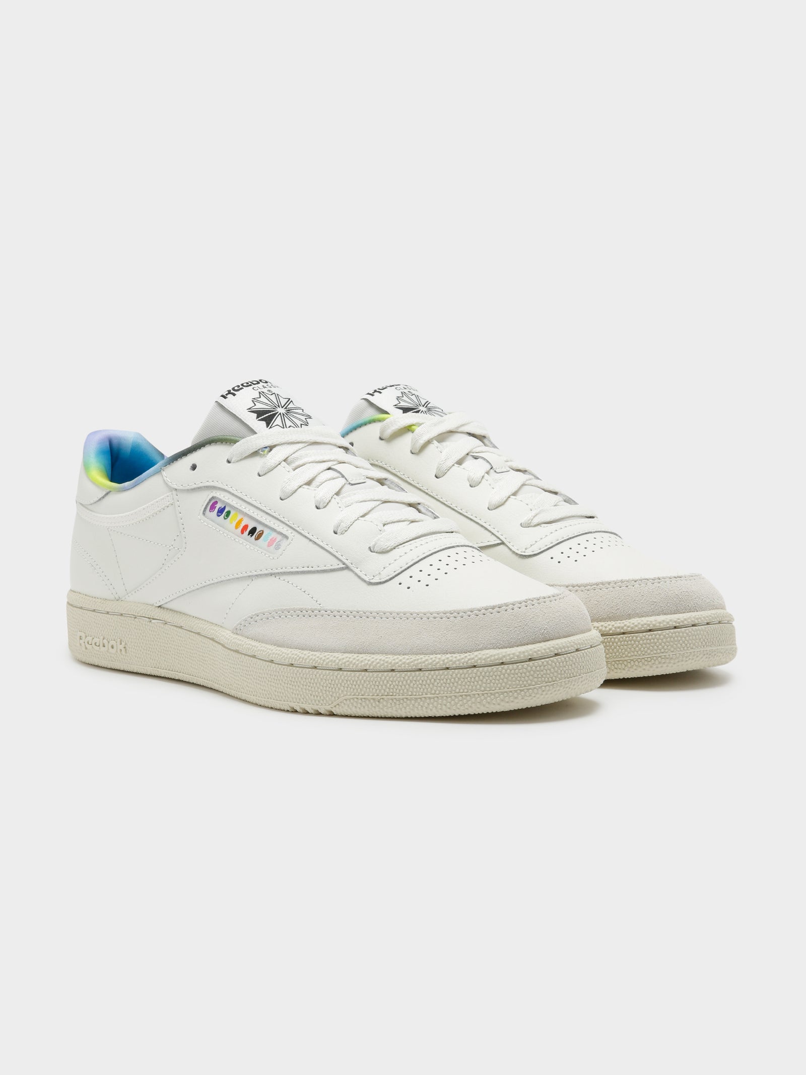 Unisex Club C 85 Sneakers in Chalk White & Multi