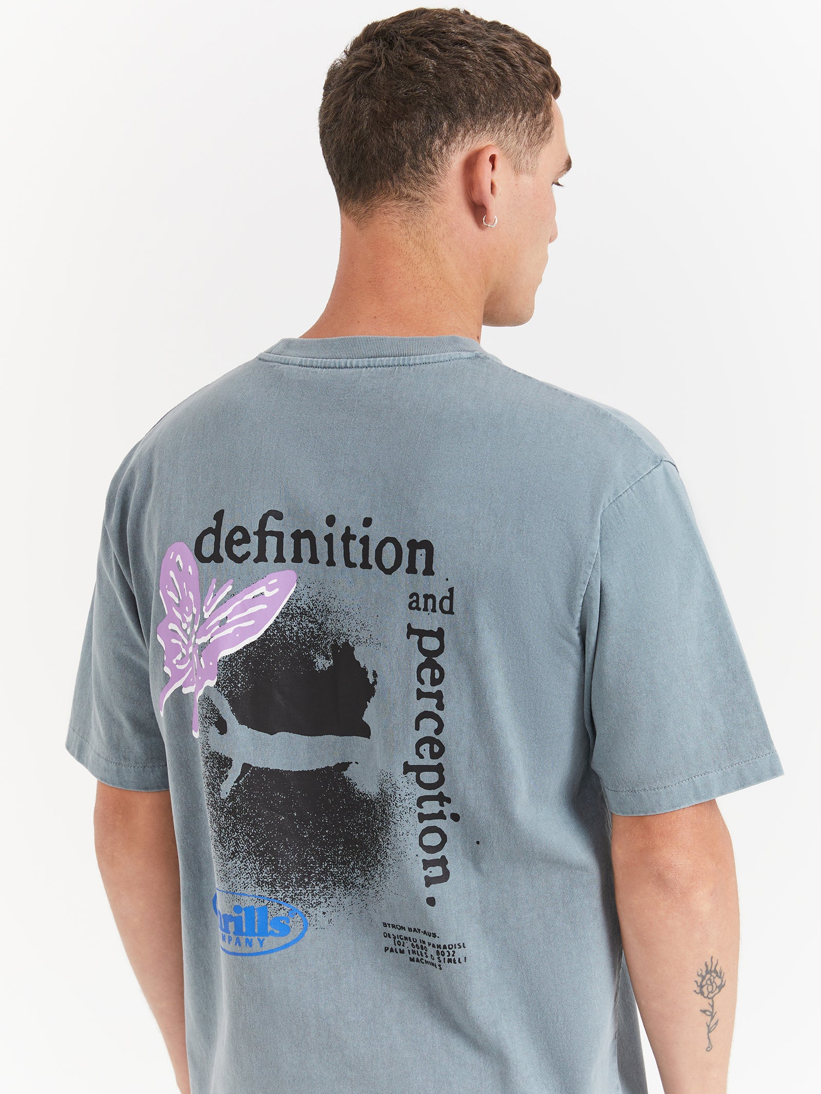 Definition Oversized Fit T-Shirt in Stormy Sea