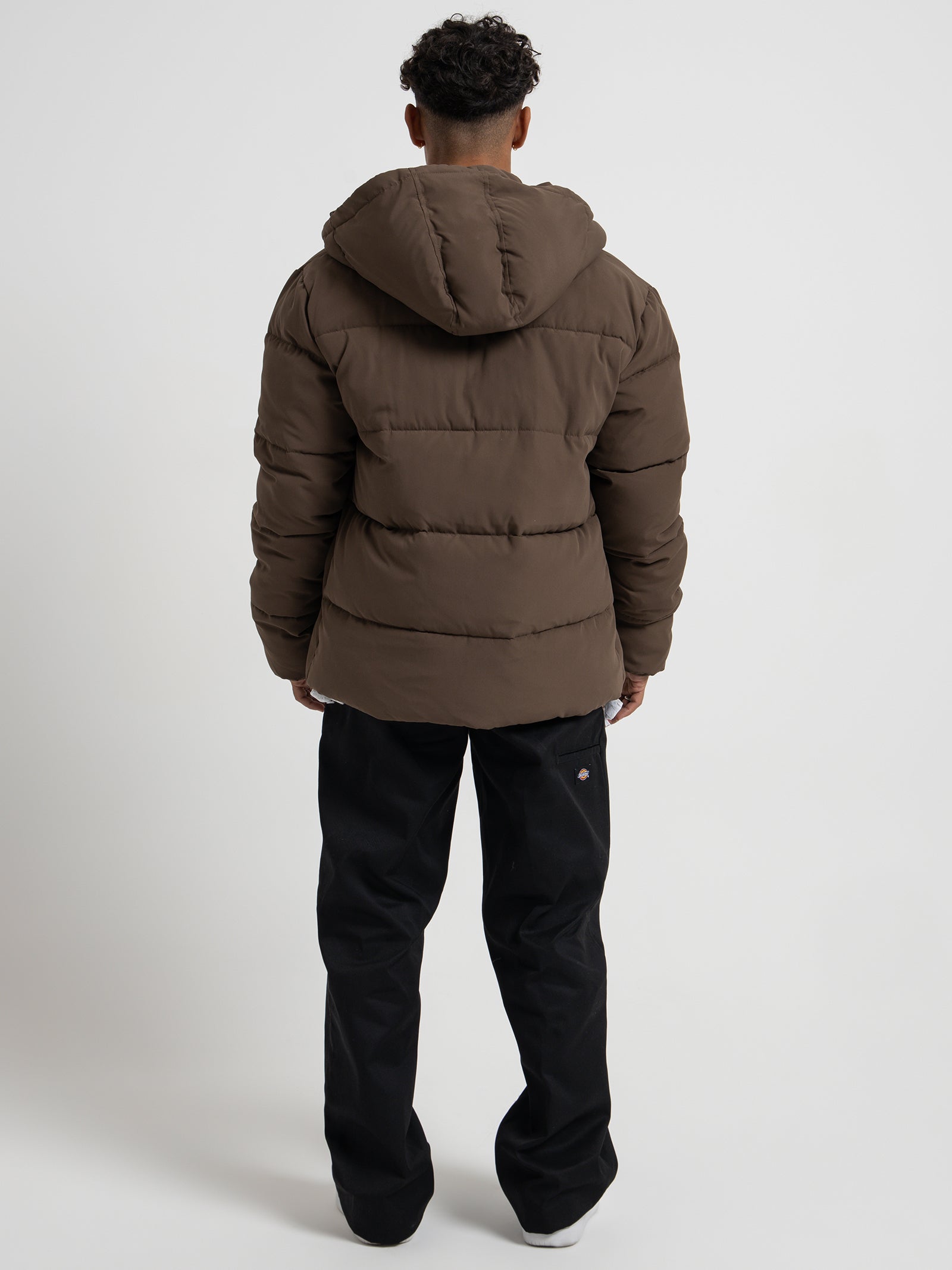 Rochester Puffer Jacket in Espresso Martini