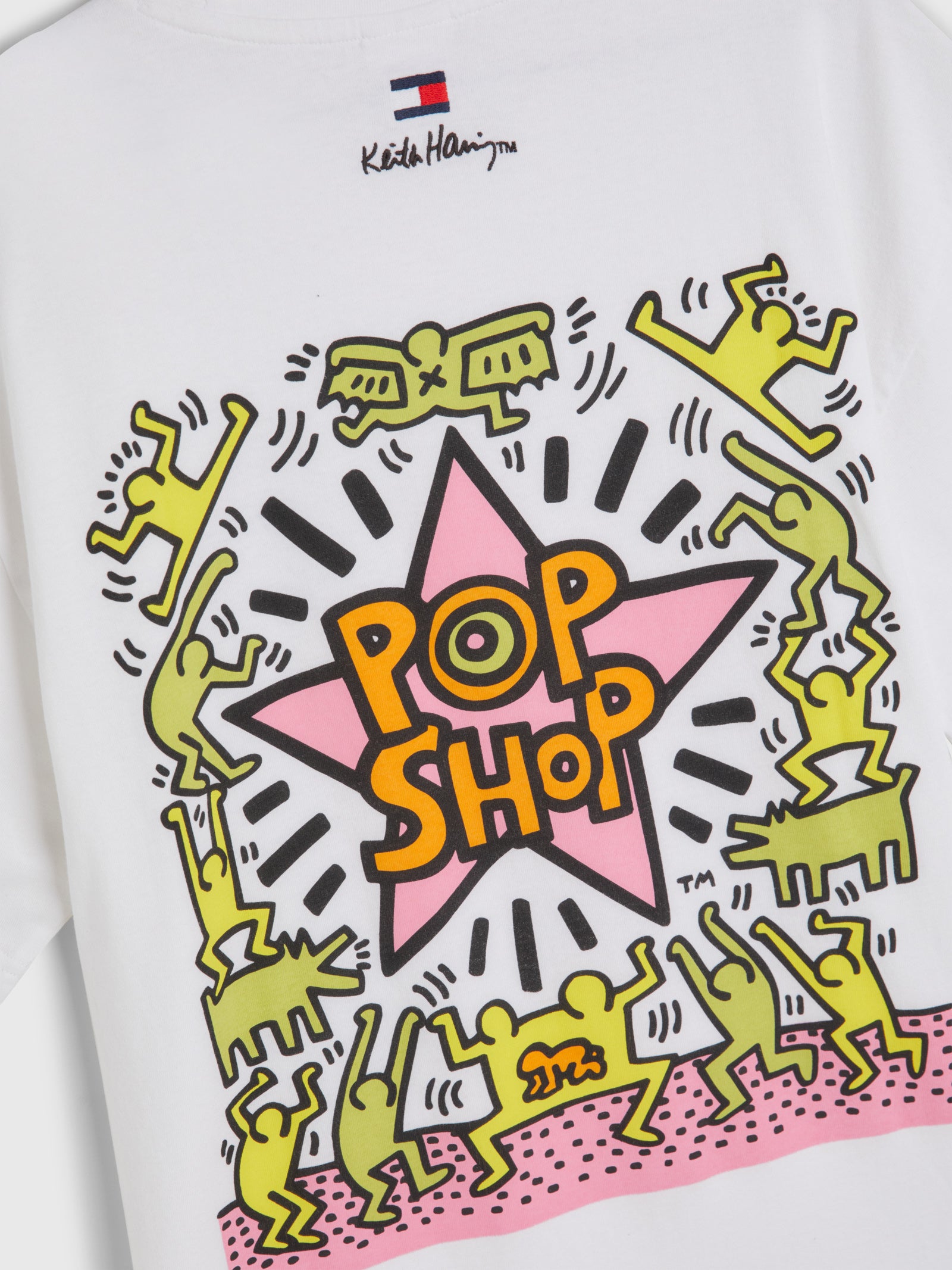 Keith Haring T-Shirt in White & Pop Shop