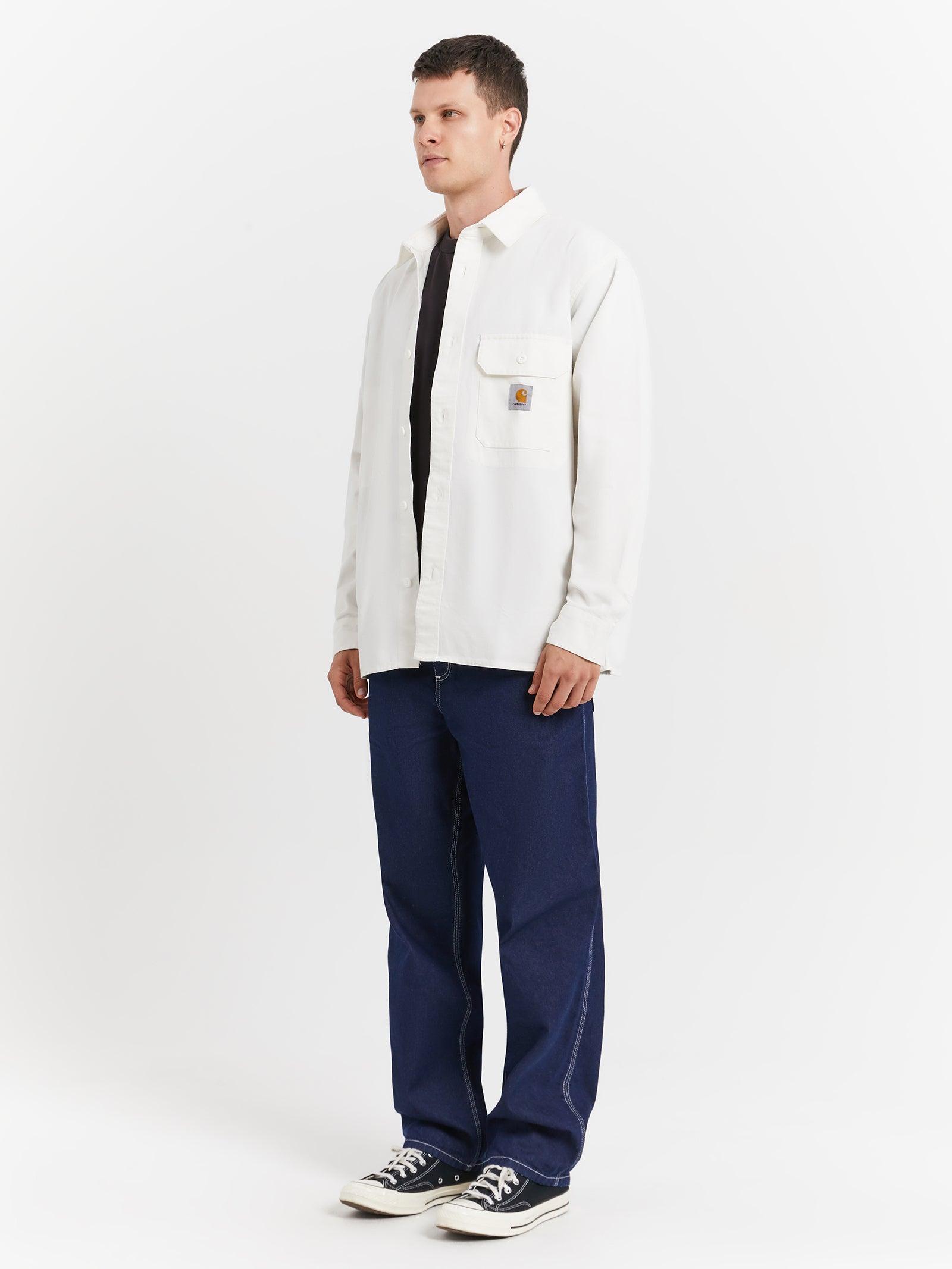 Reno Shirt Jacket in Off-White