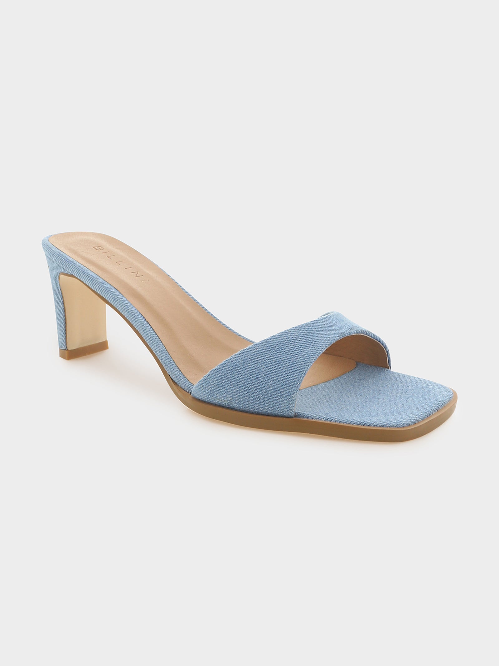 Karvan Heels in Blue Denim