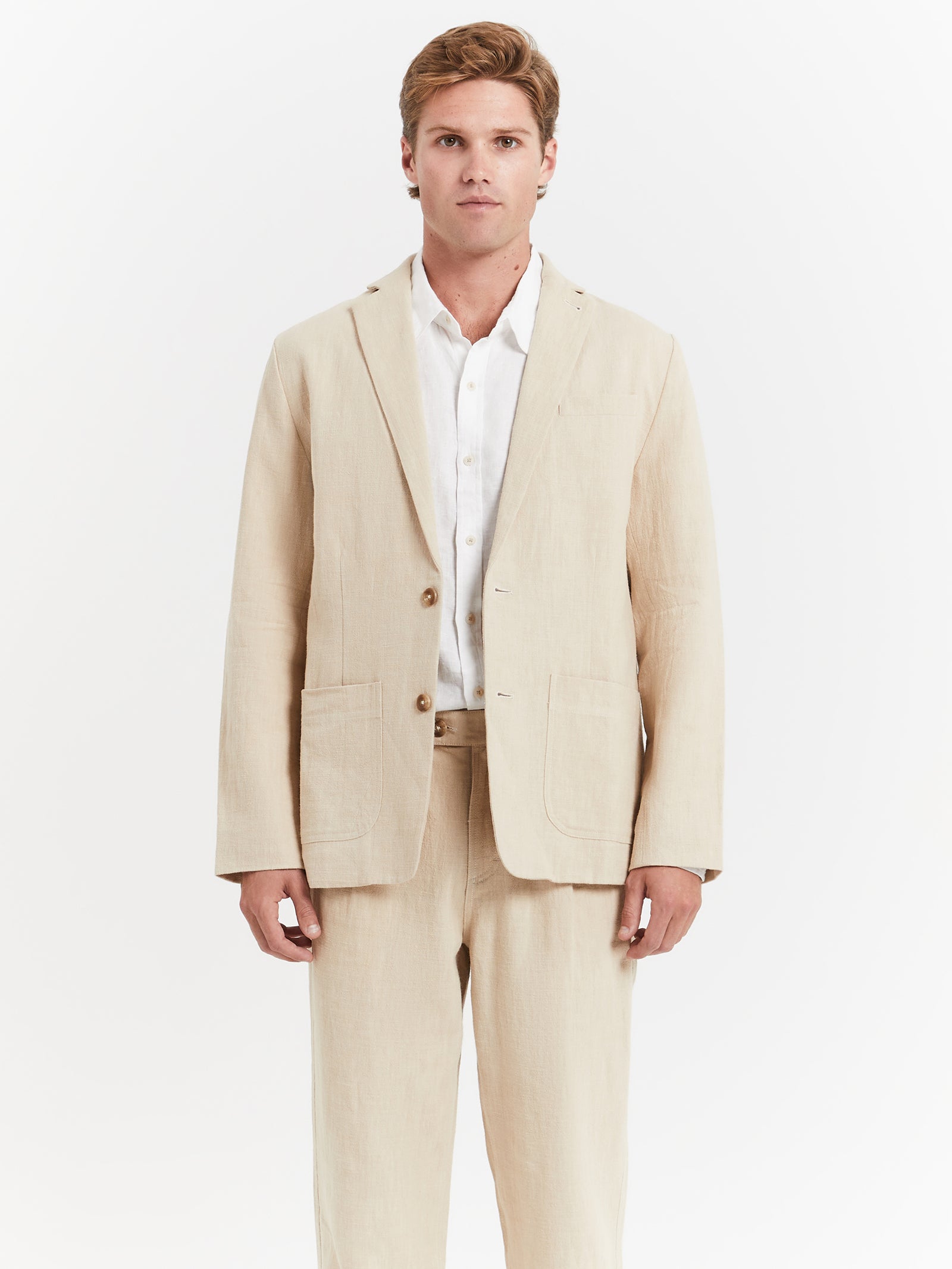 Giles Tailored Jacket in Ivory