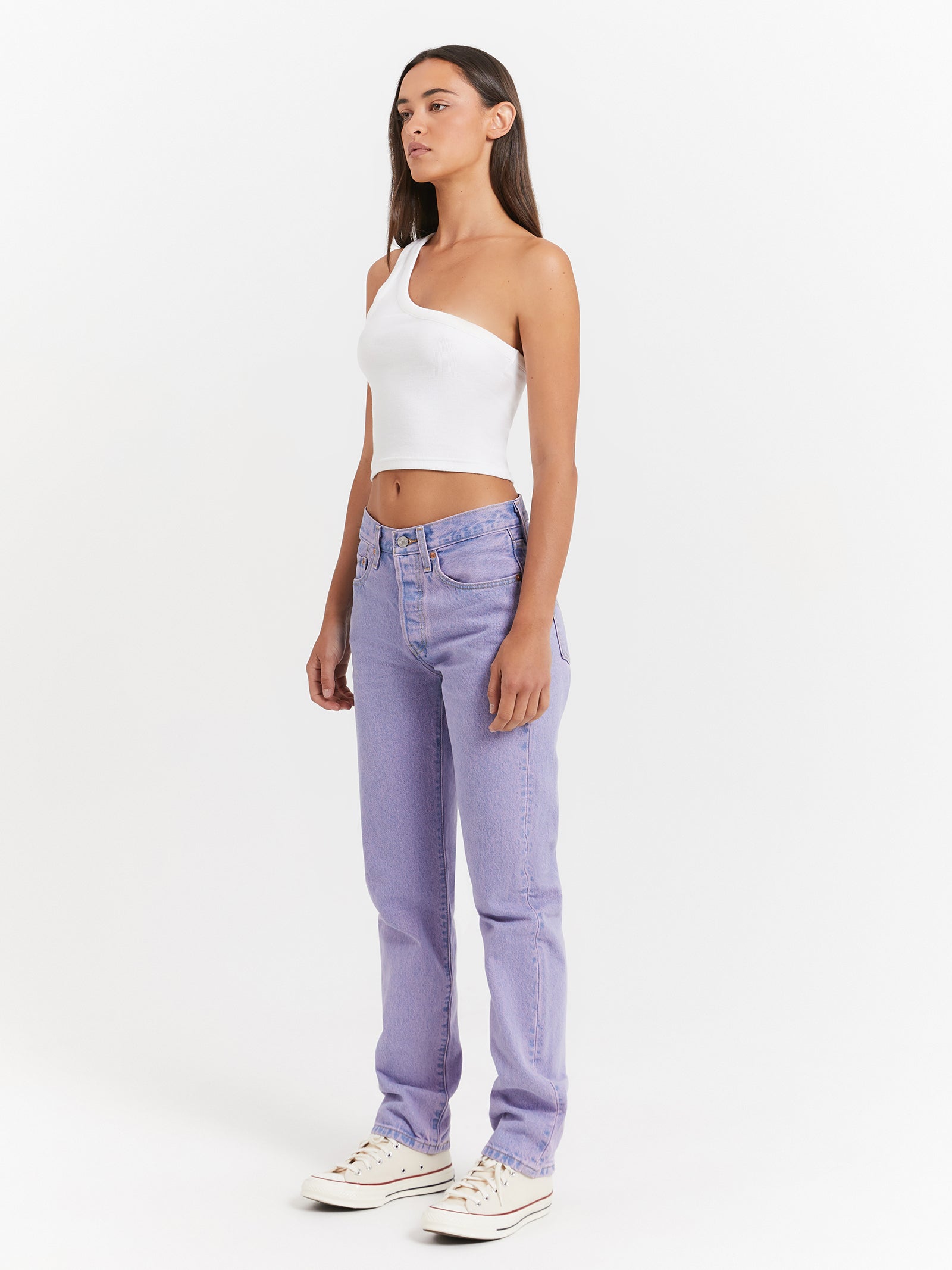 501 Jeans in Chroma Acid Purple