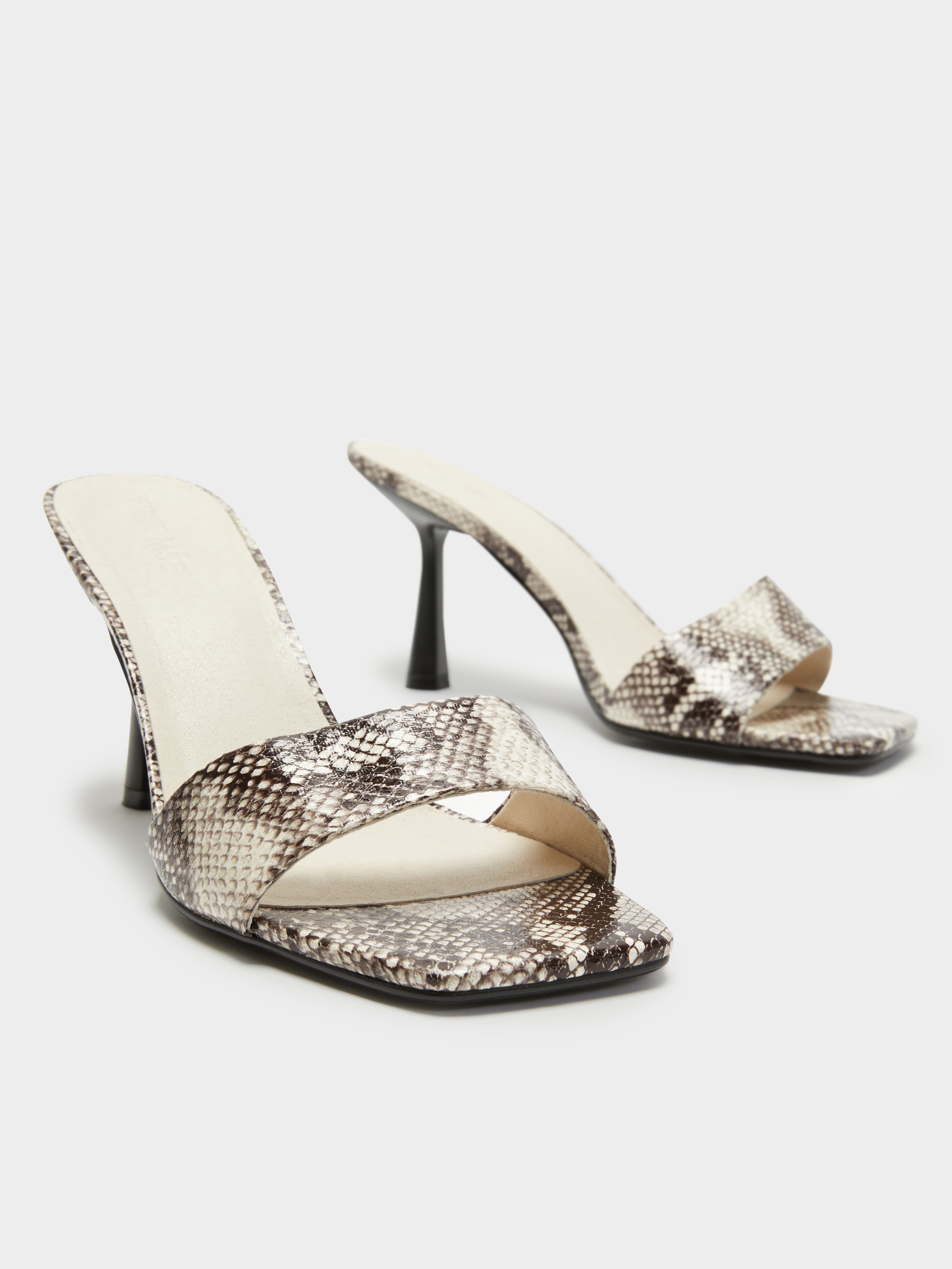 Cassia Heels in Snake