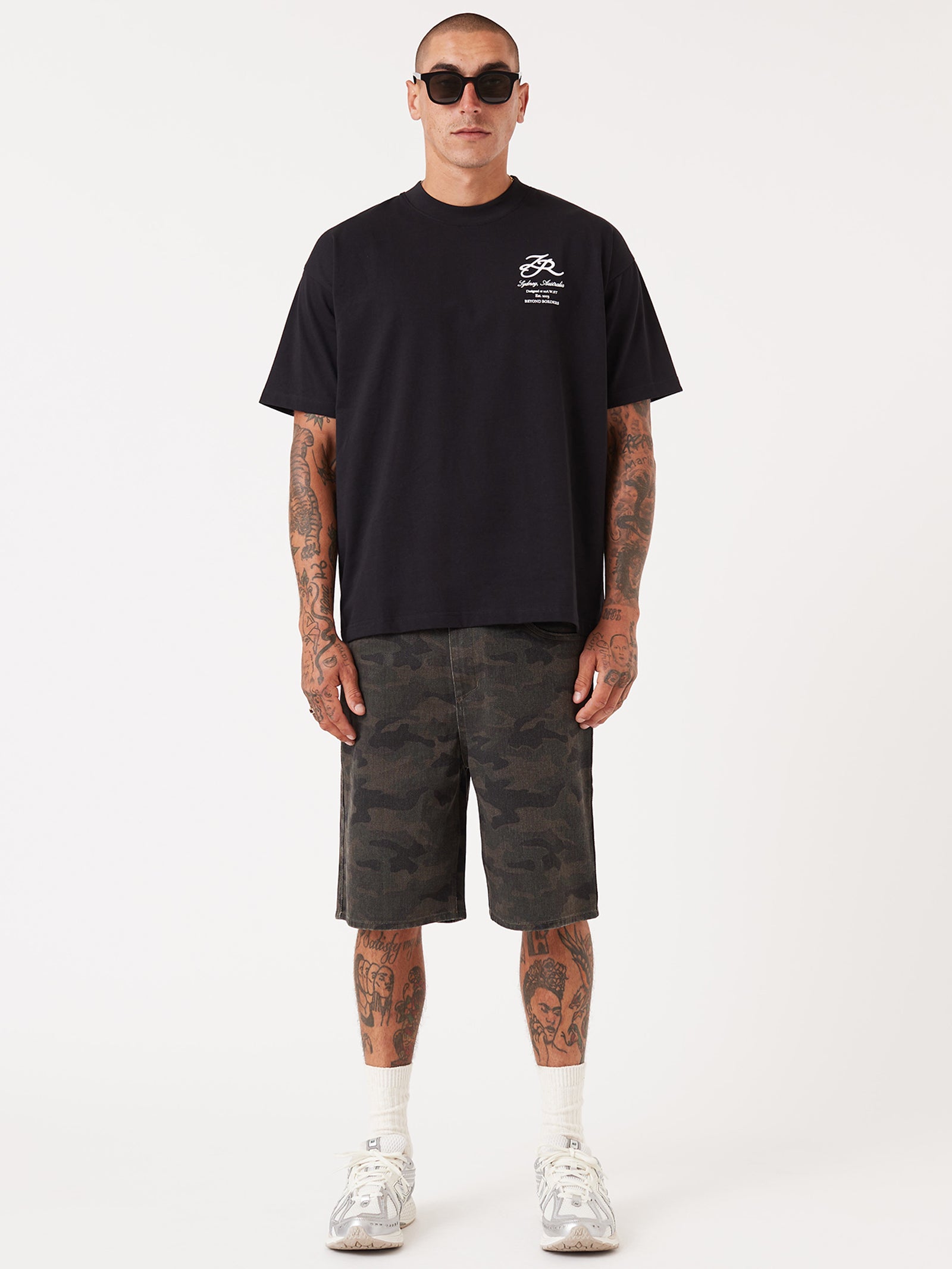 Legacy Denim Short In Dark Camo