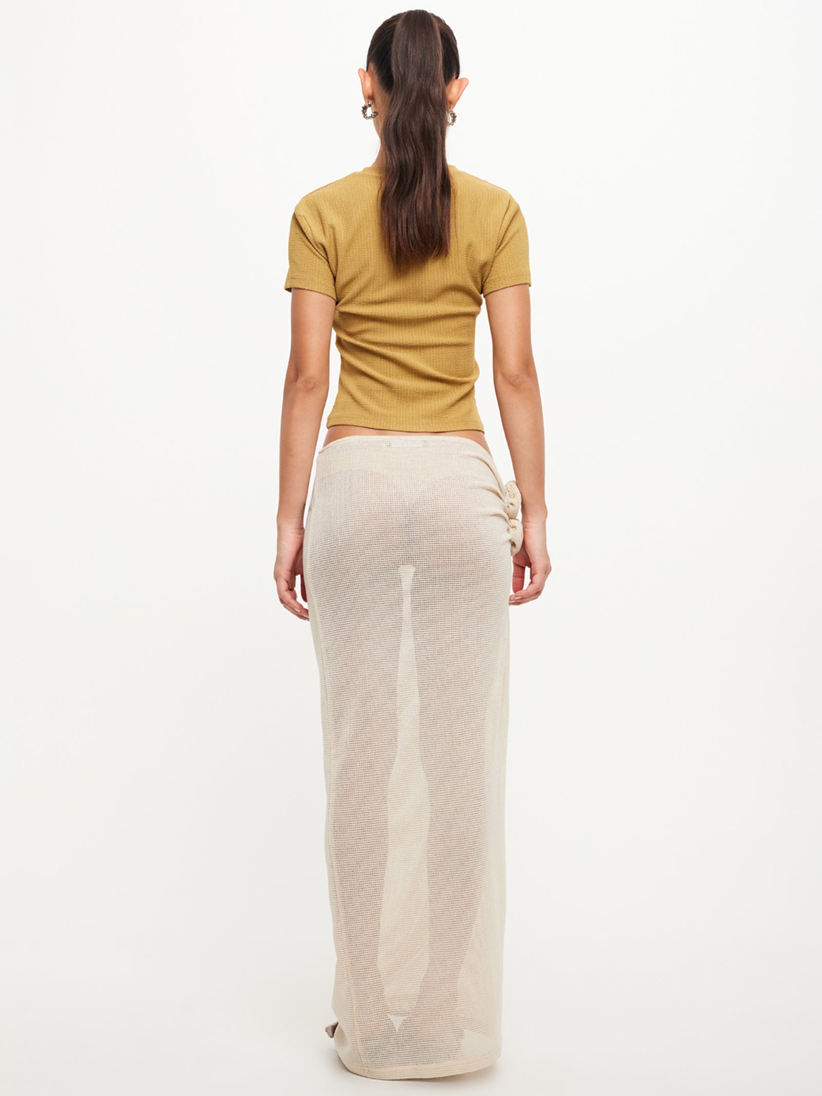 Soul Mate Maxi Skirt in Cream