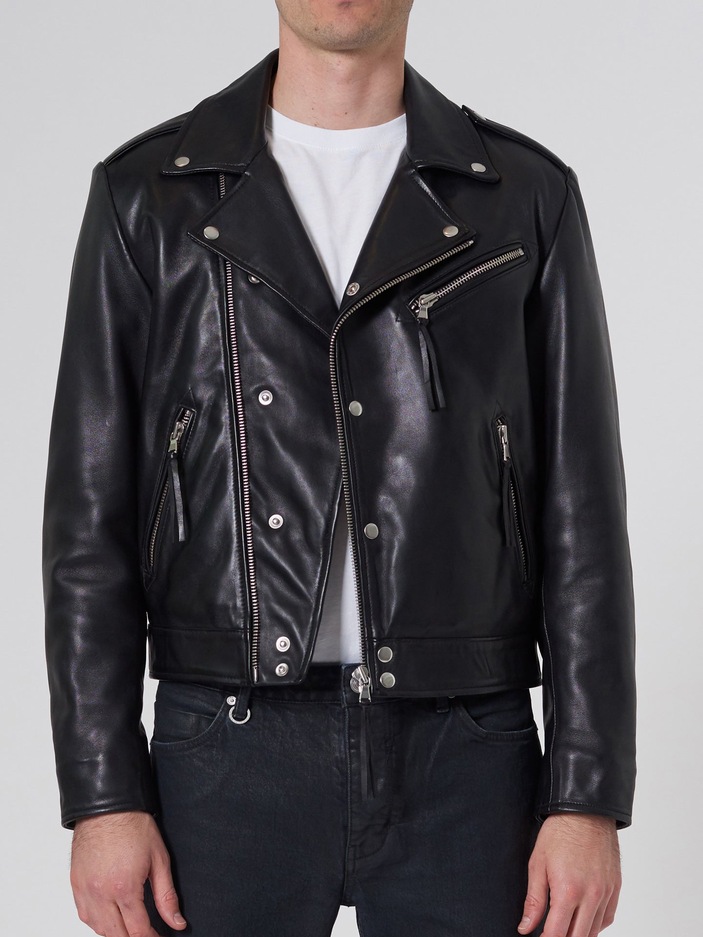 Johnny Leather Biker Jacket