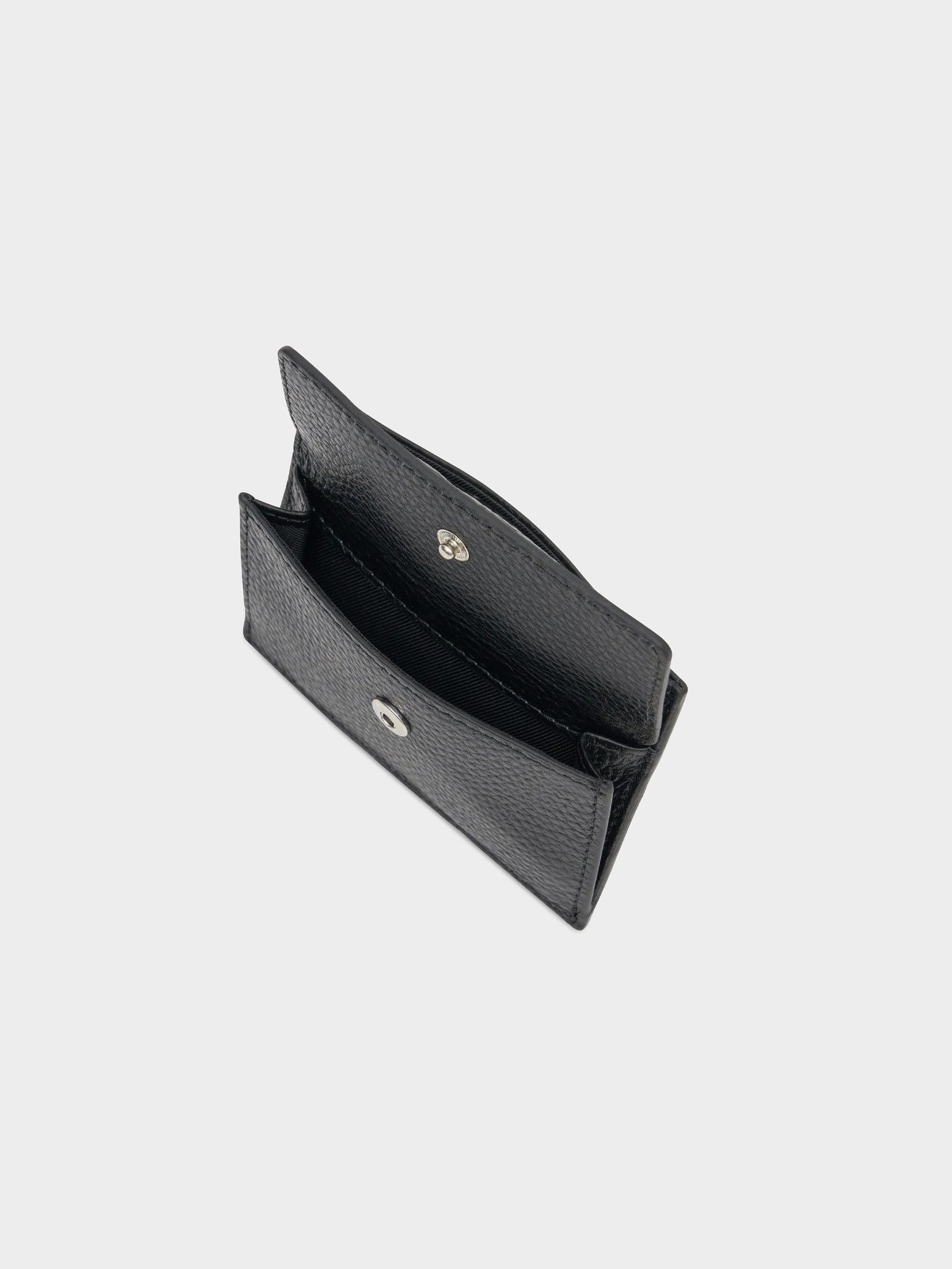 The Kelly Wallet in Black & Silver