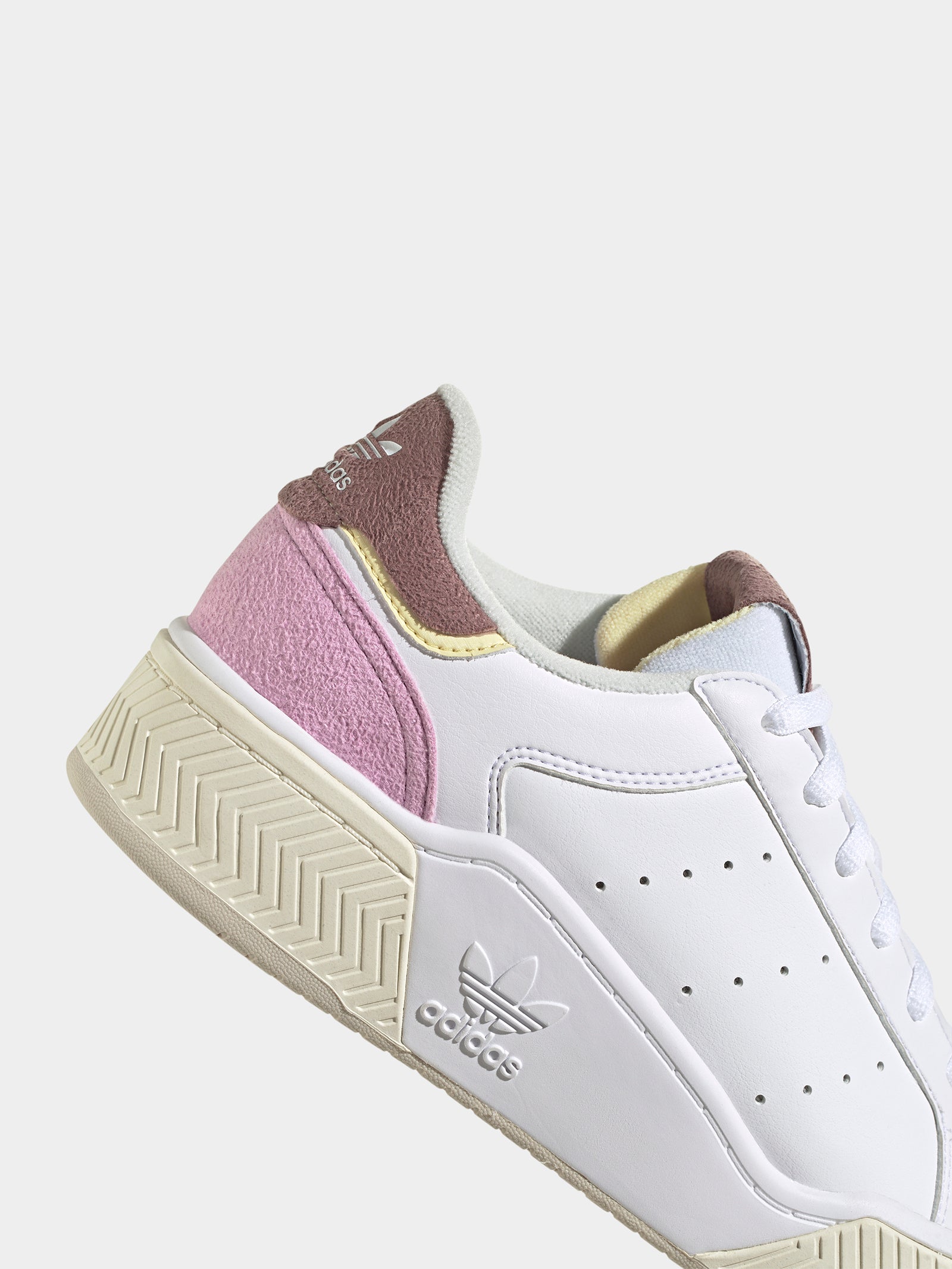 Womens Court Tourino Sneakers in White & Purple