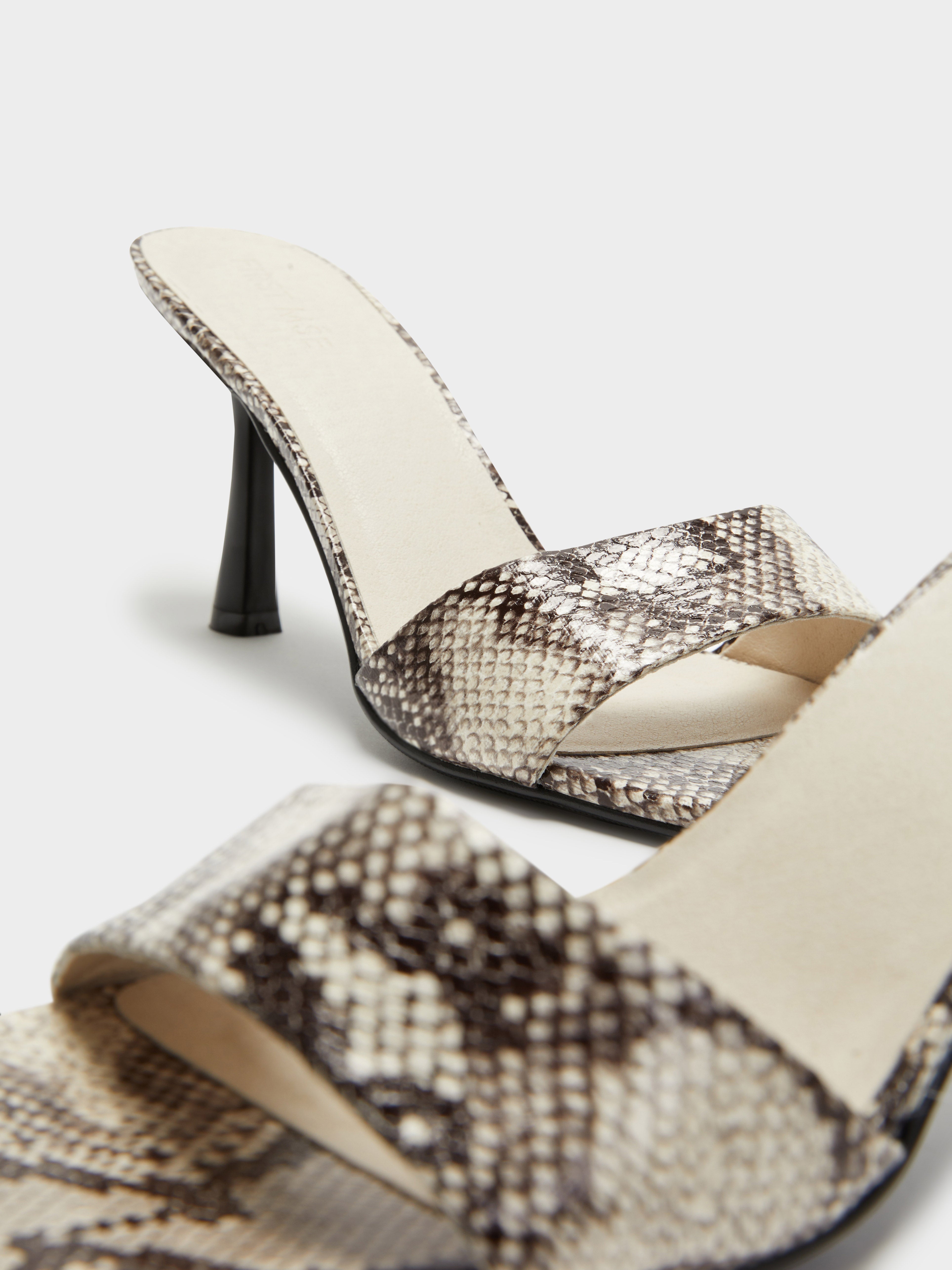 Cassia Heels in Snake