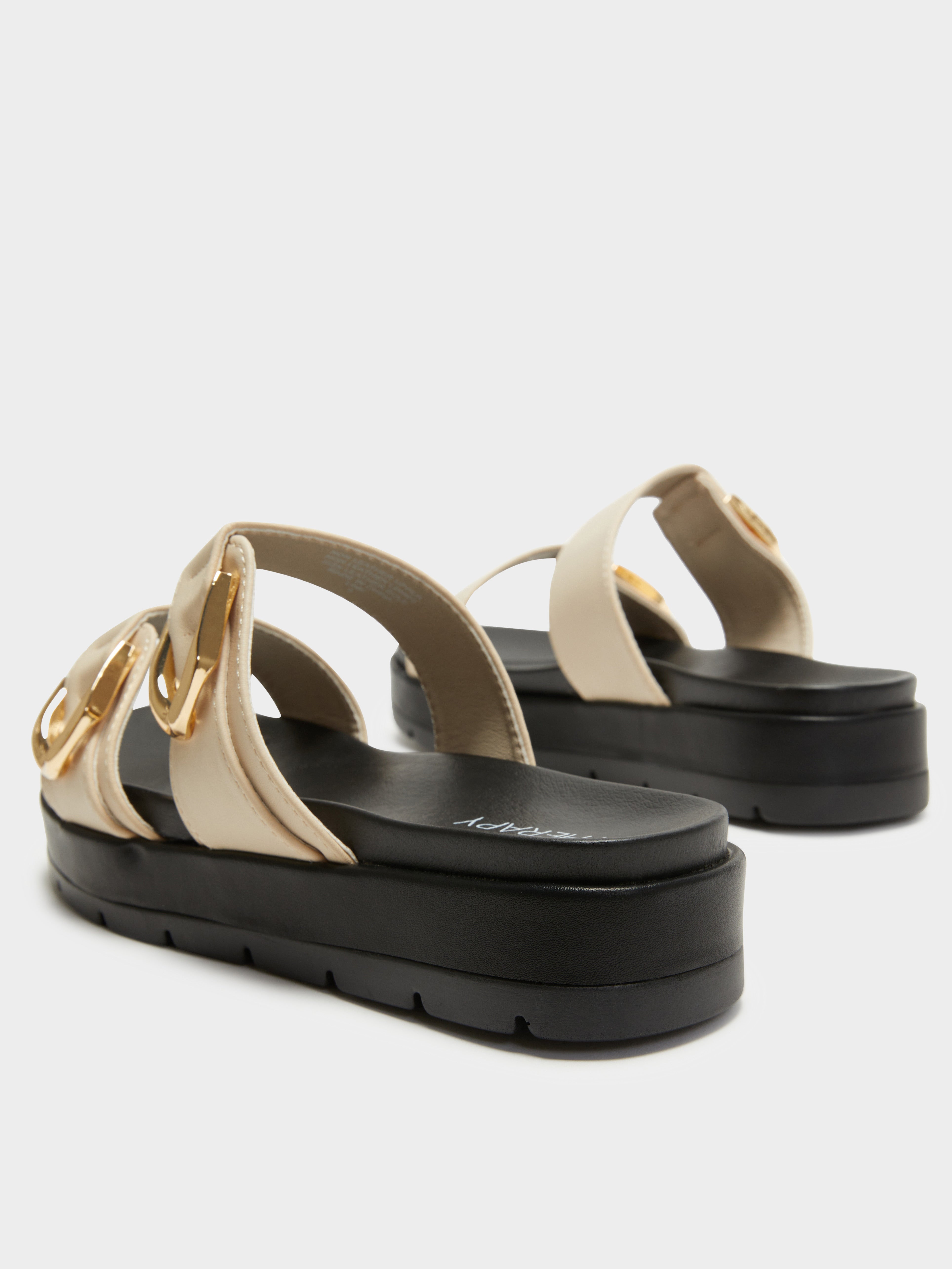 Womens Link Sandals in Bone