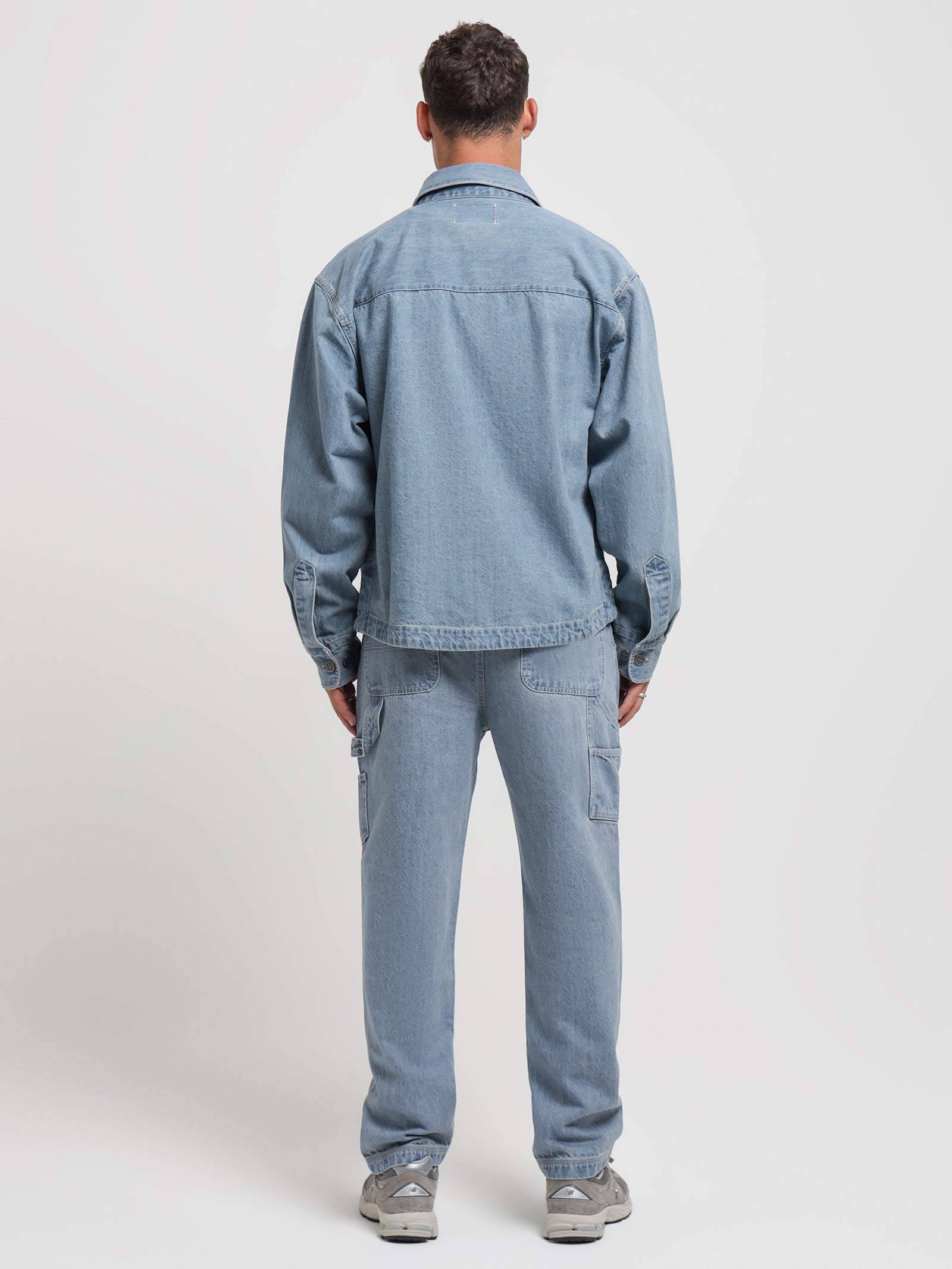 Outcast Denim Overshirt in Arctic Blue