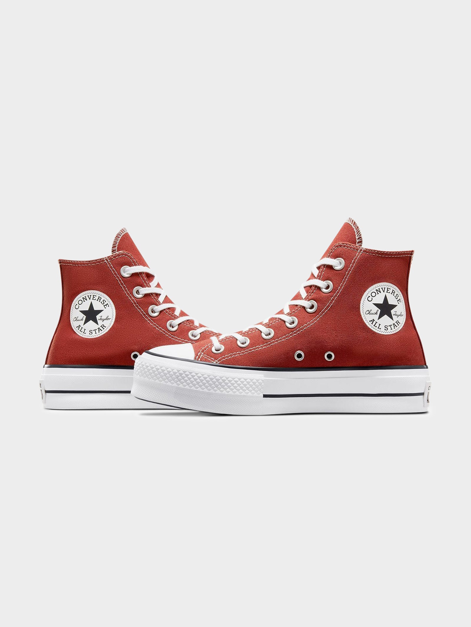 Womens Chuck Taylor All Star Lift Platform Sneakers in Ritual Red