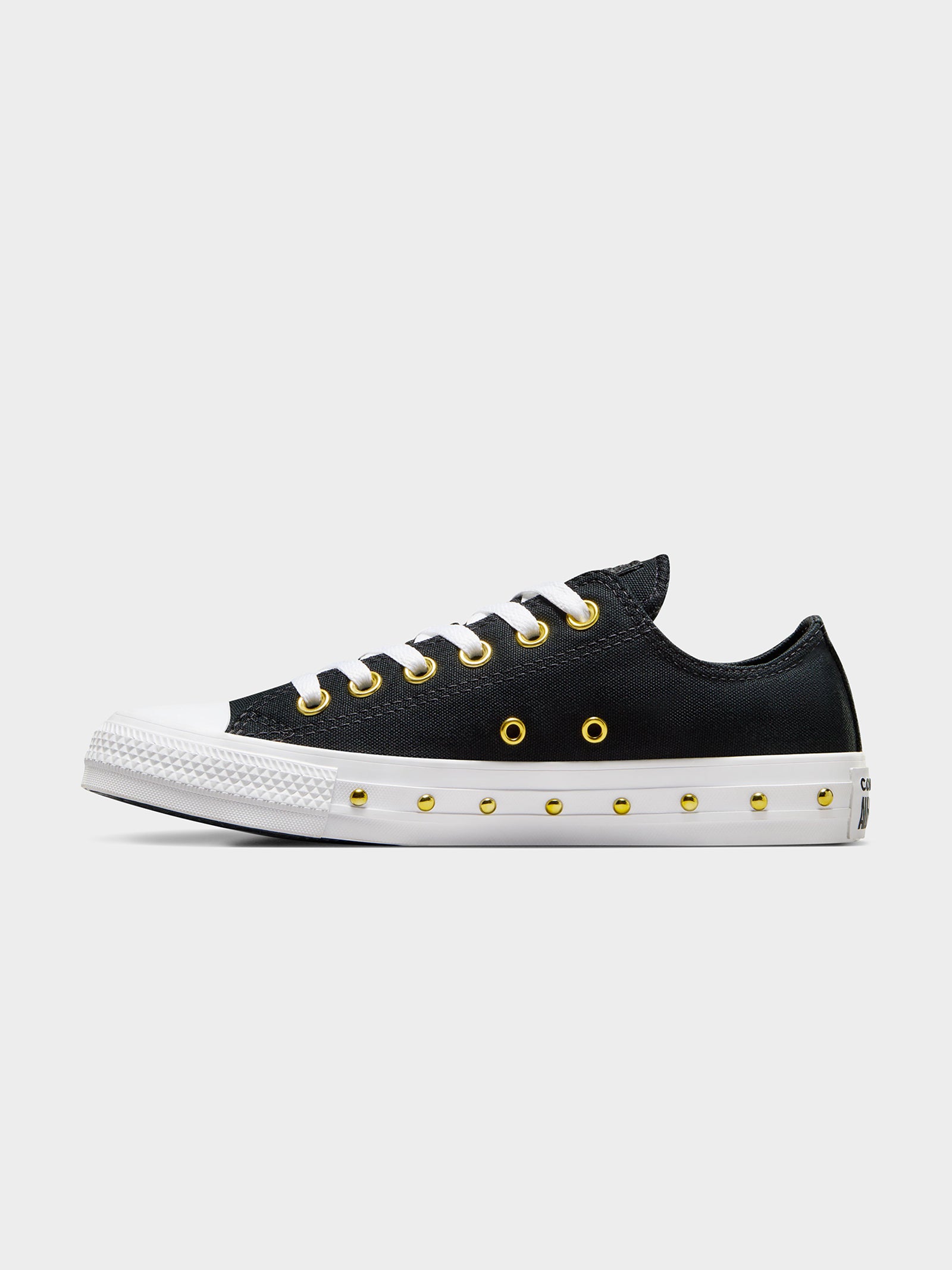 Womens Converse Chuck Taylor All Star Studded Low Top in Black & White