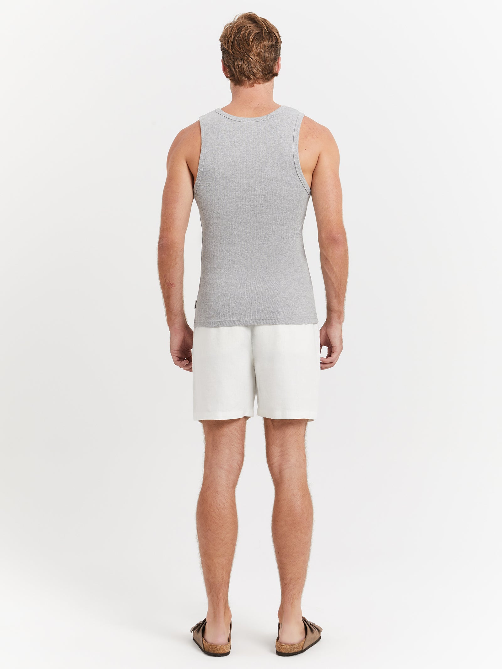 Classic Singlet in Grey Marle