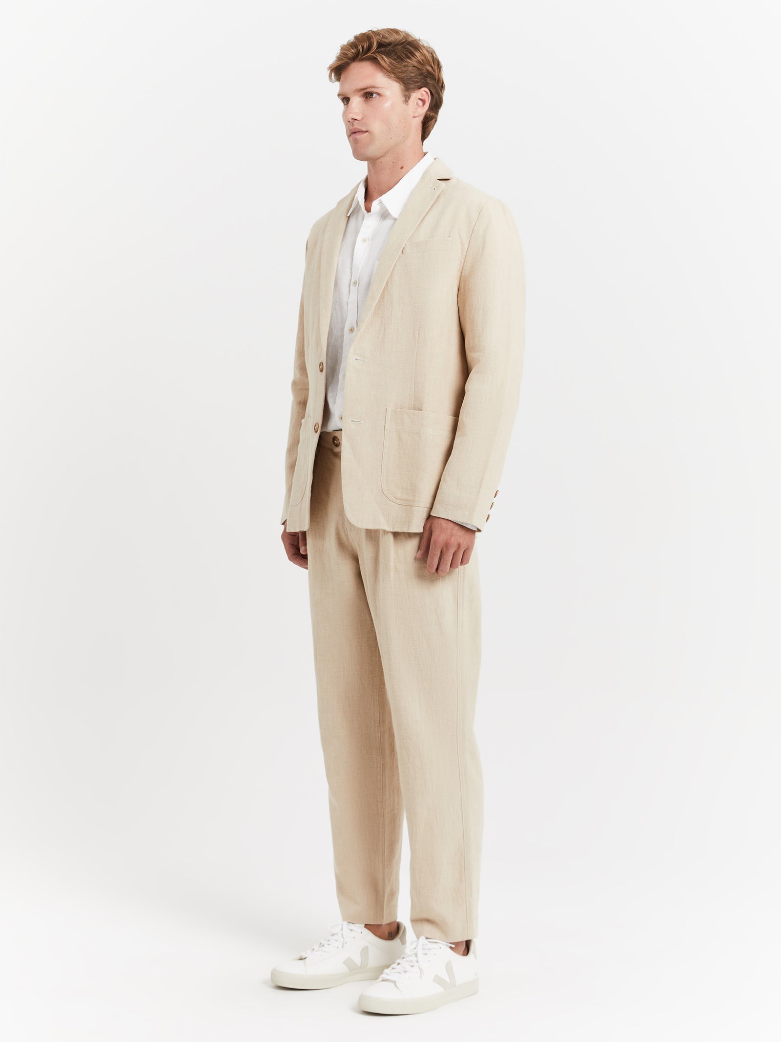 Giles Tailored Jacket in Ivory