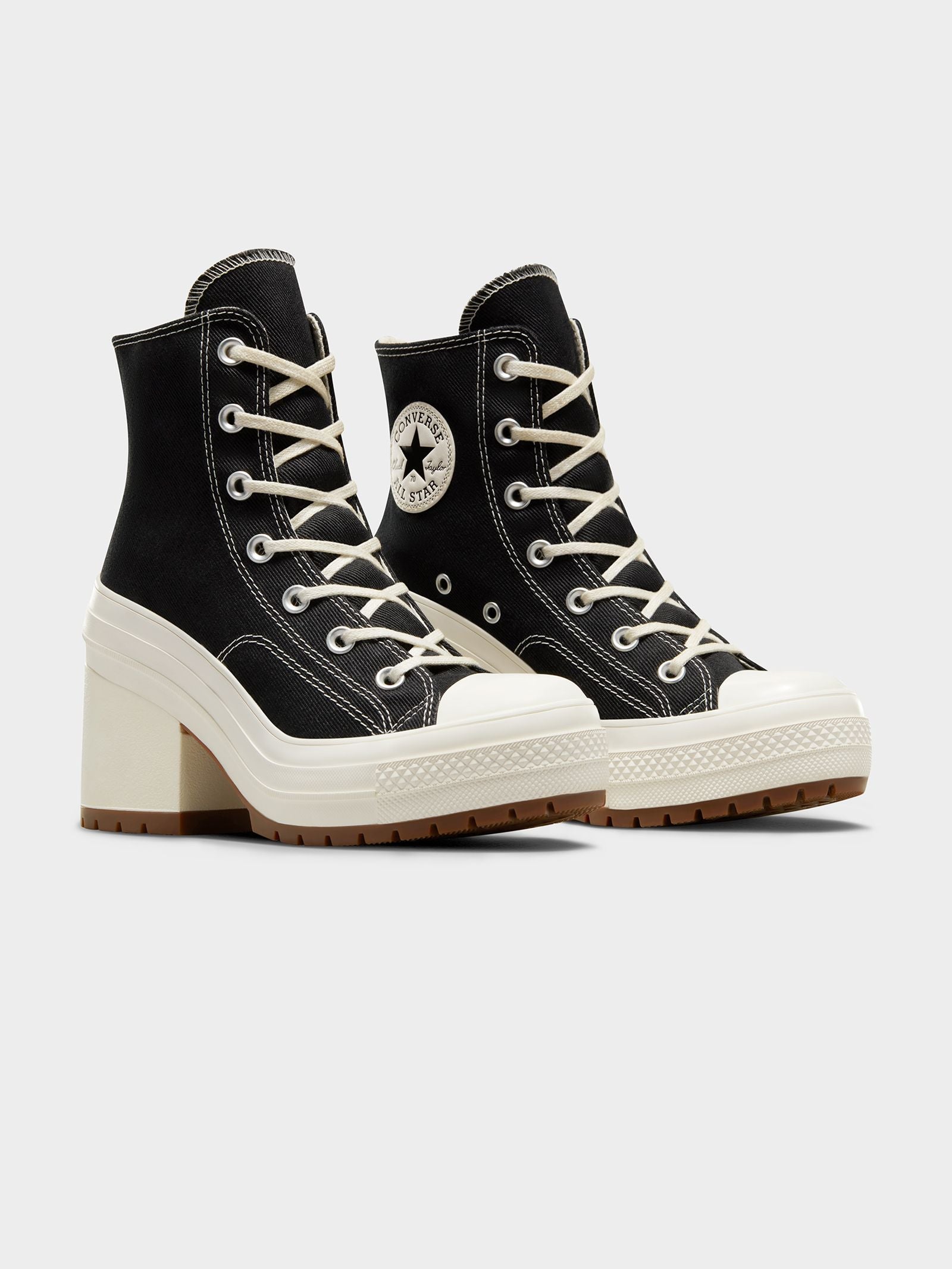 Womens Chuck Taylor 70 De Luxe Heel Sneakers