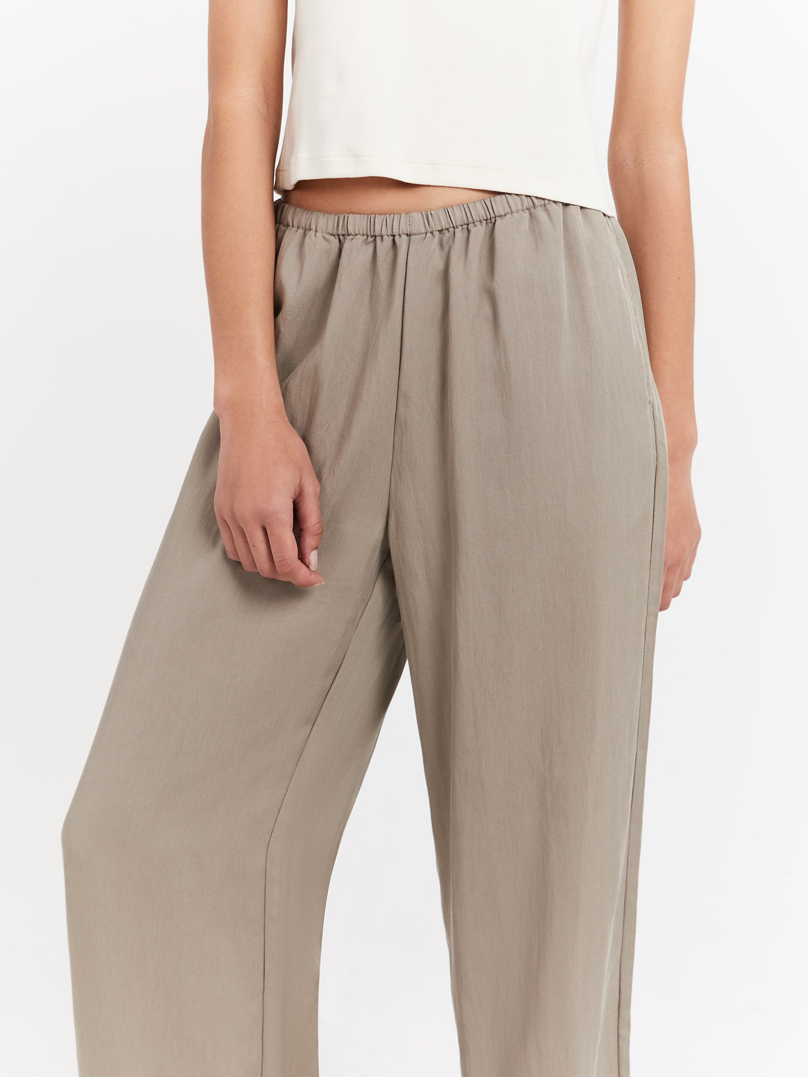 Ciara Pants in Silver Grey