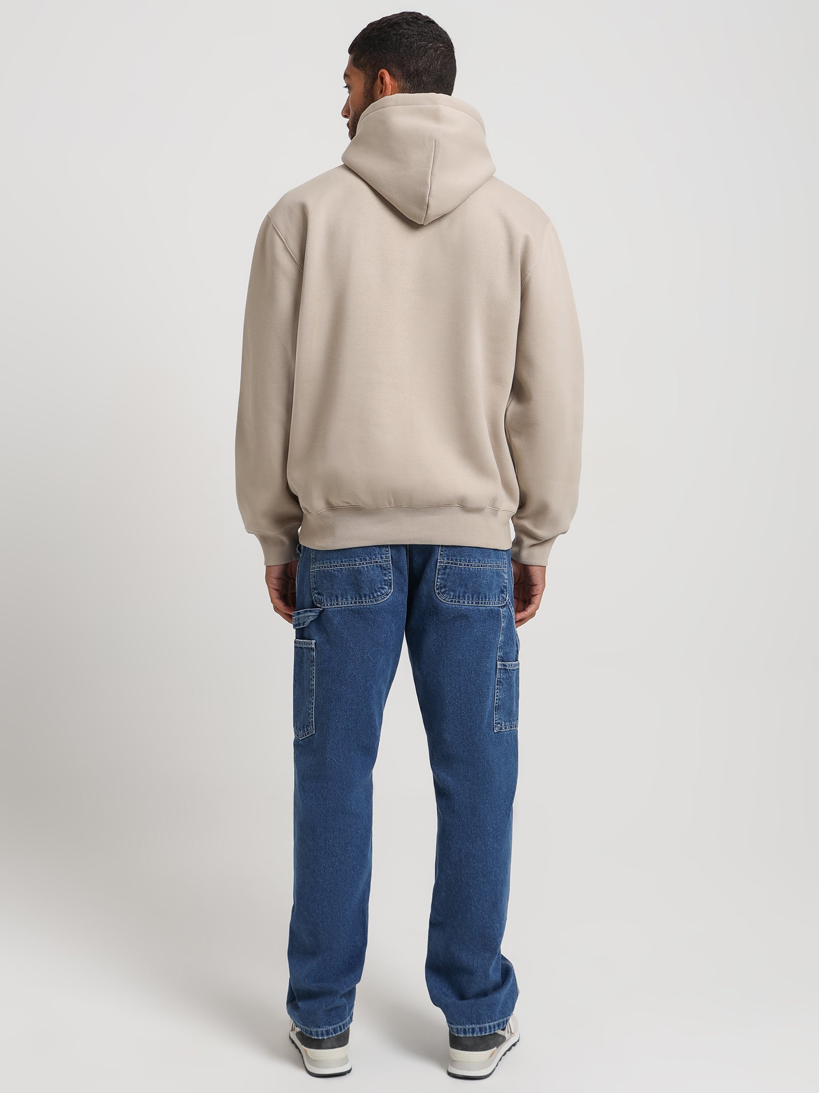 Hooded Carhartt Sweatshirt in Wall Cypress Tan